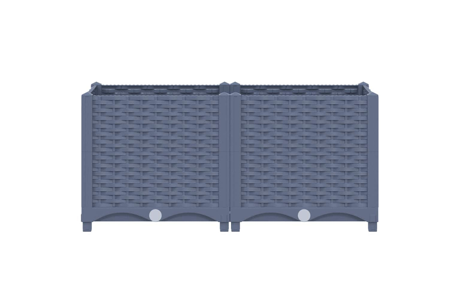 vidaXL Raised Bed 80x40x38cm Polypropylene-2