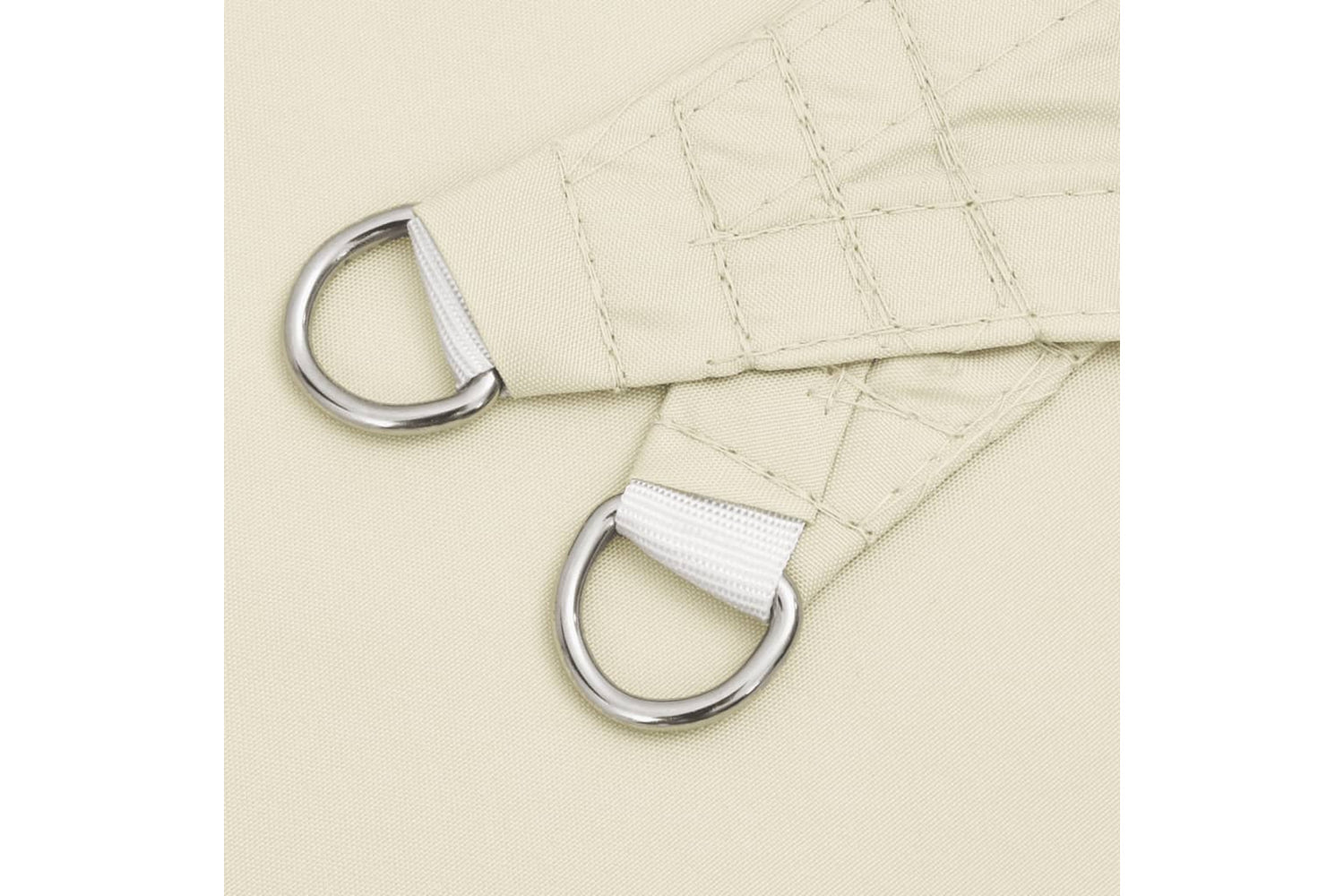 Vidaxl 135238 Sunshade Sail Oxford Fabric Triangular 5x5x6 M Cream-4
