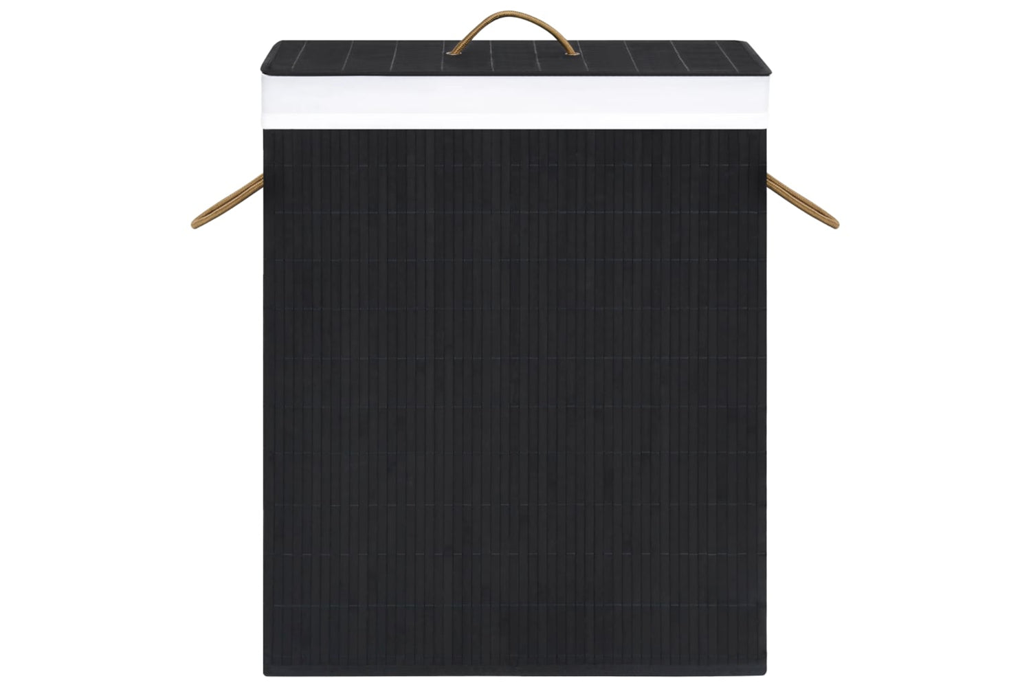 Vidaxl 320758 Bamboo Laundry Basket Black 83 L-4