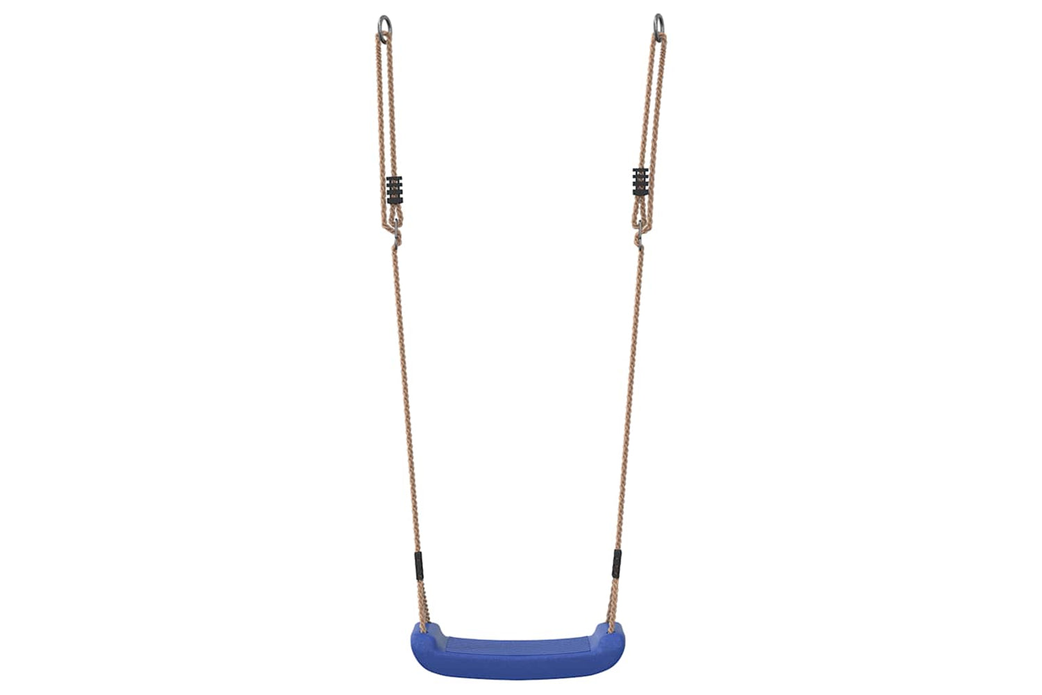 Vidaxl Outdoor Swing Seat For Kids Single With Adjustable Rope Blue-3