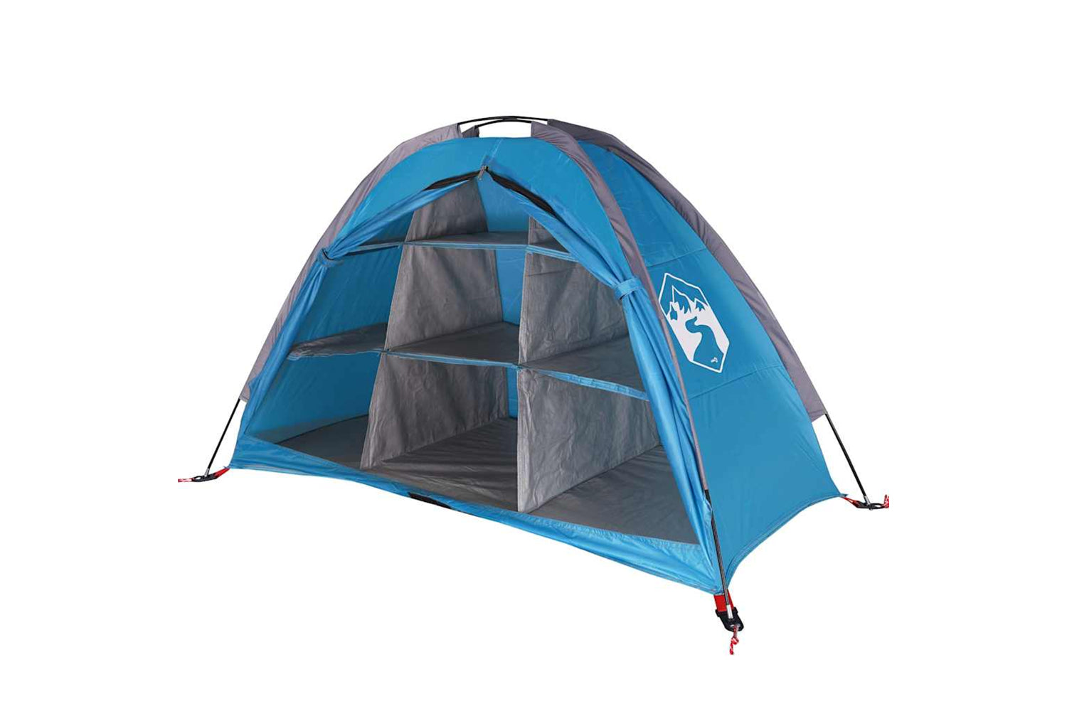 vidaXL 94375 Storage Tent 9 Compartments Blue Waterproof-3