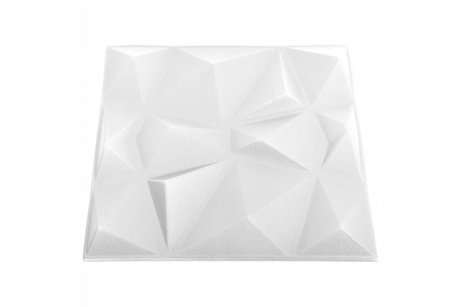 Vidaxl 3d Wall Panels 12 Pcs 50x50 Cm Diamond White 3 MÂ²-5
