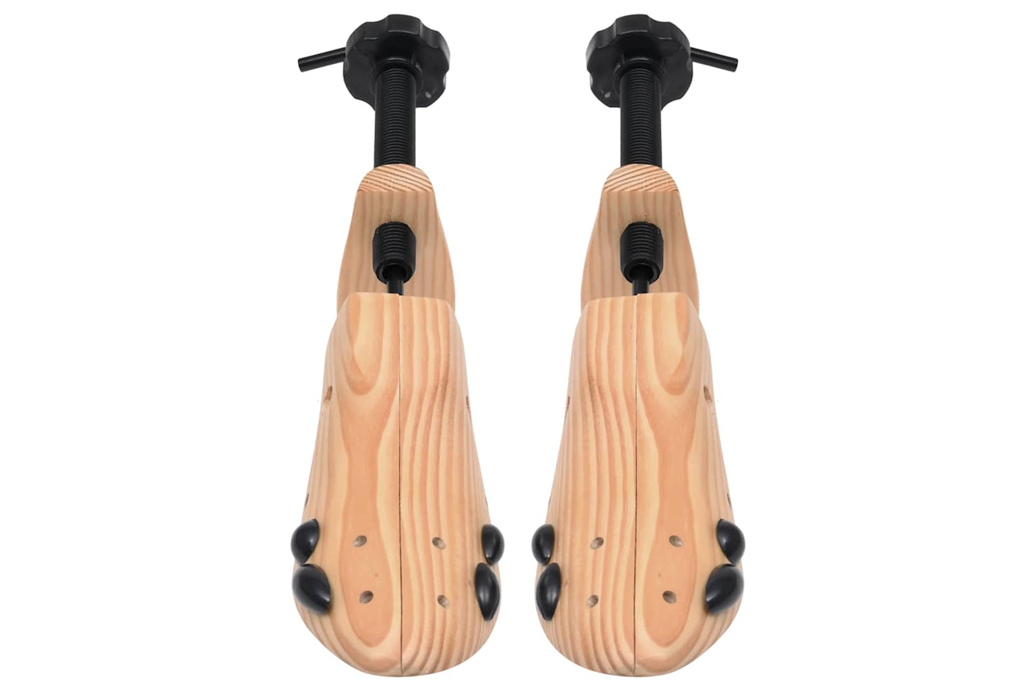 Vidaxl 30173 Shoe Trees 2 Pairs Size 41-46 Solid Pine Wood-6