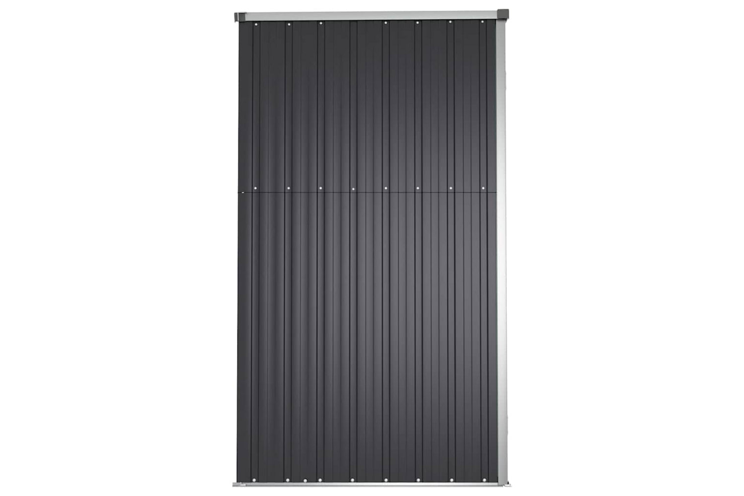 vidaXL 316215 Garden Tool Shed Anthracite 225x89x161cm Galvanised Steel-4