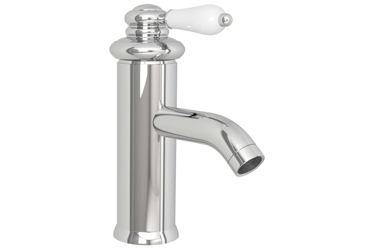 vidaXL 149070 Bathroom Basin Faucet Chromed Finish 130x180mm-2