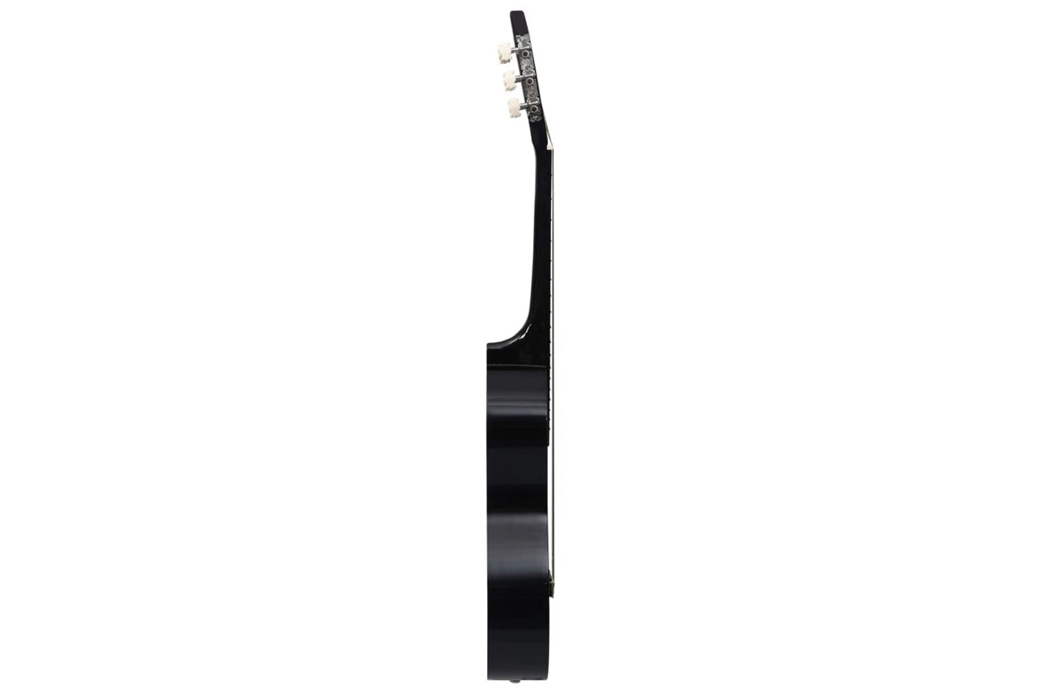 vidaXL 3055604 Classical Guitar For Beginner And Kid With Bag Black 1/2 34"-4