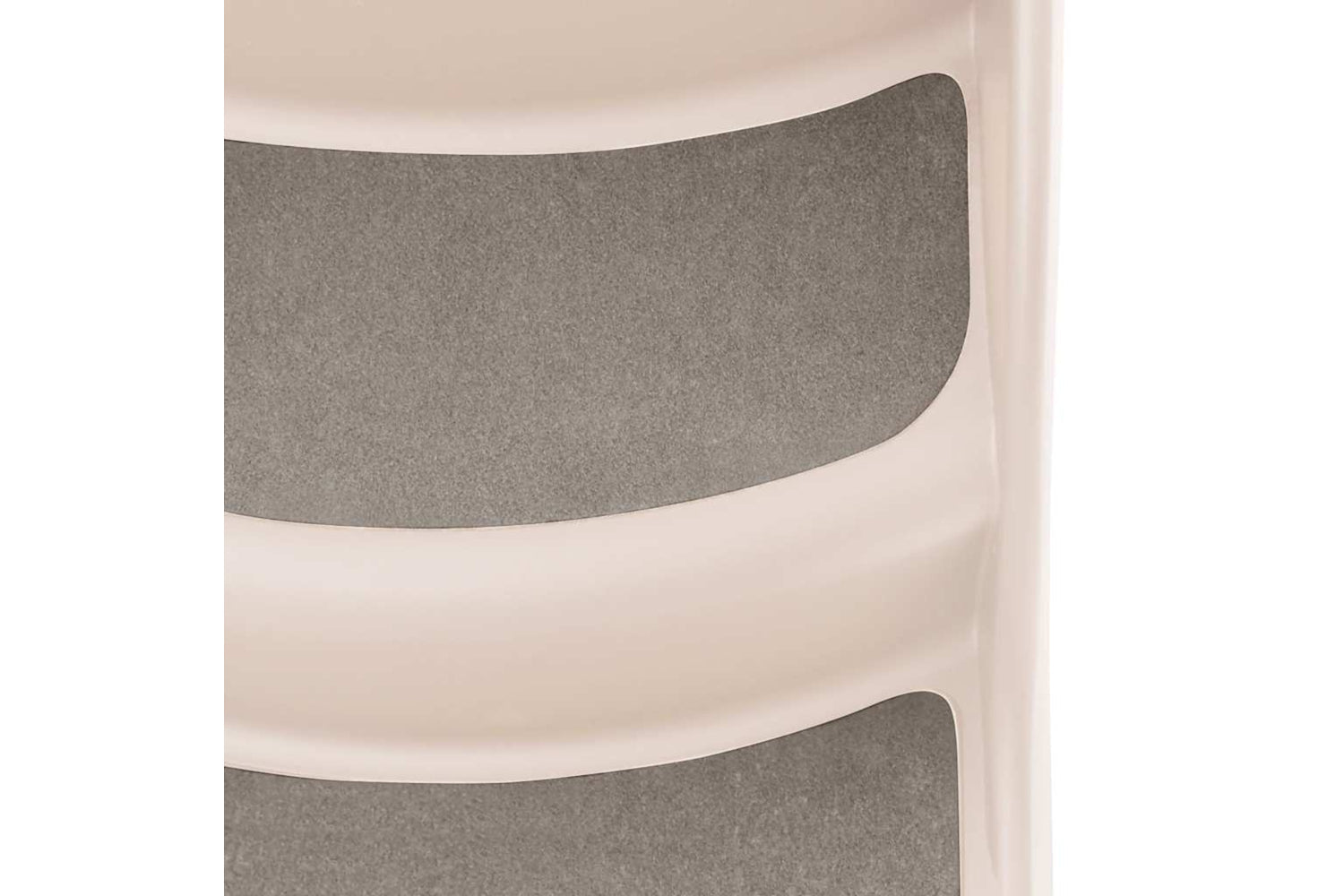 vidaXL 152233 Folding 3-step Dog Stairs Cream 50x38x38cm Plastic-7