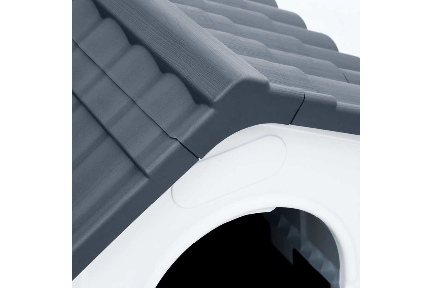 vidaXL 152228 Dog House Grey 57x68x66cm Polypropylene-7