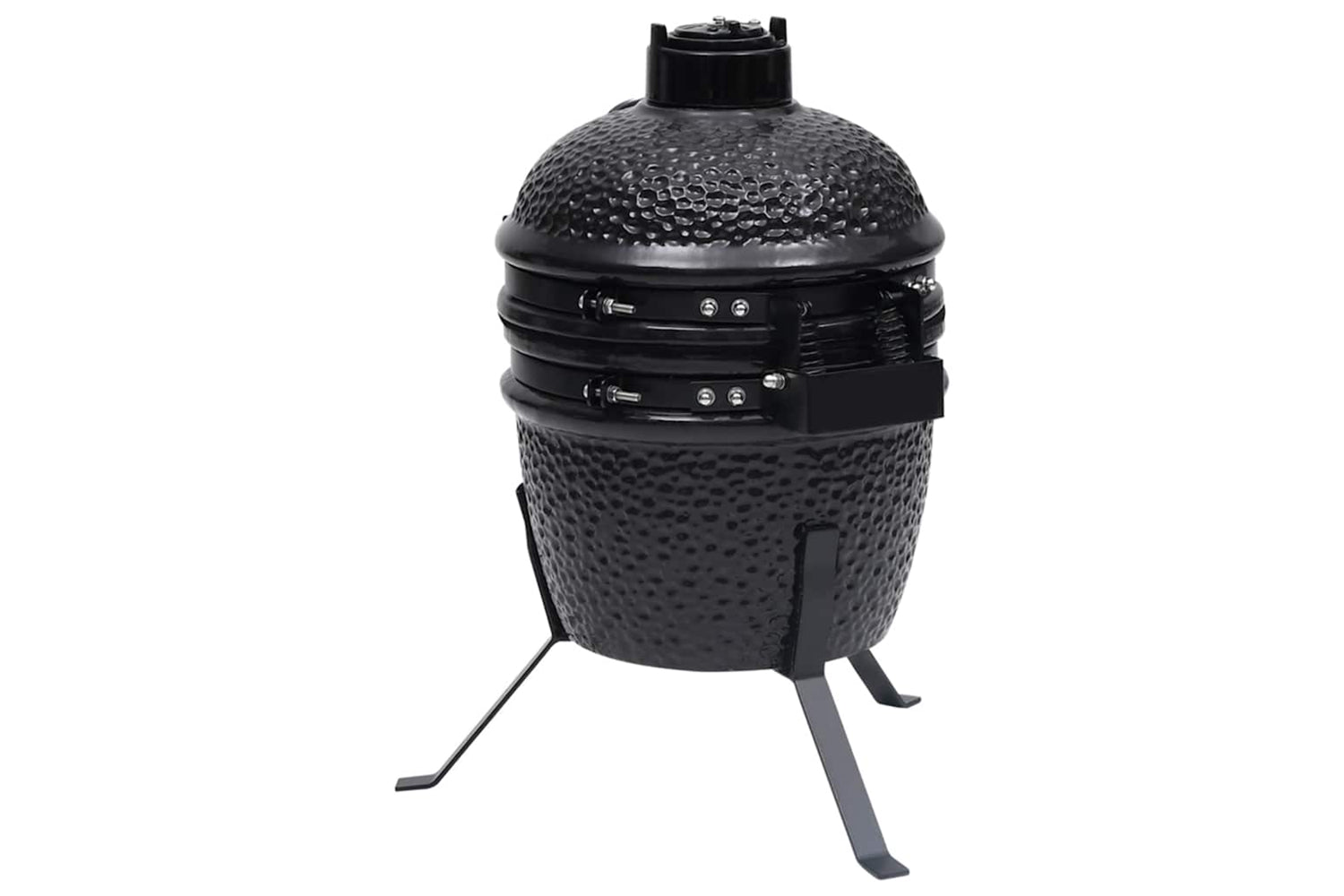 Vidaxl 2-in-1 Kamado Barbecue Grill Smoker Ceramic 56 Cm Black-6