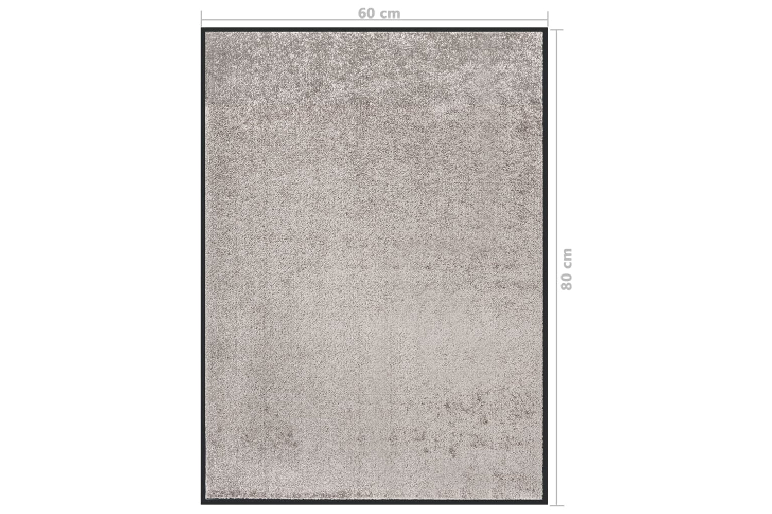 vidaXL 331590 Doormat Grey 60x80cm-6