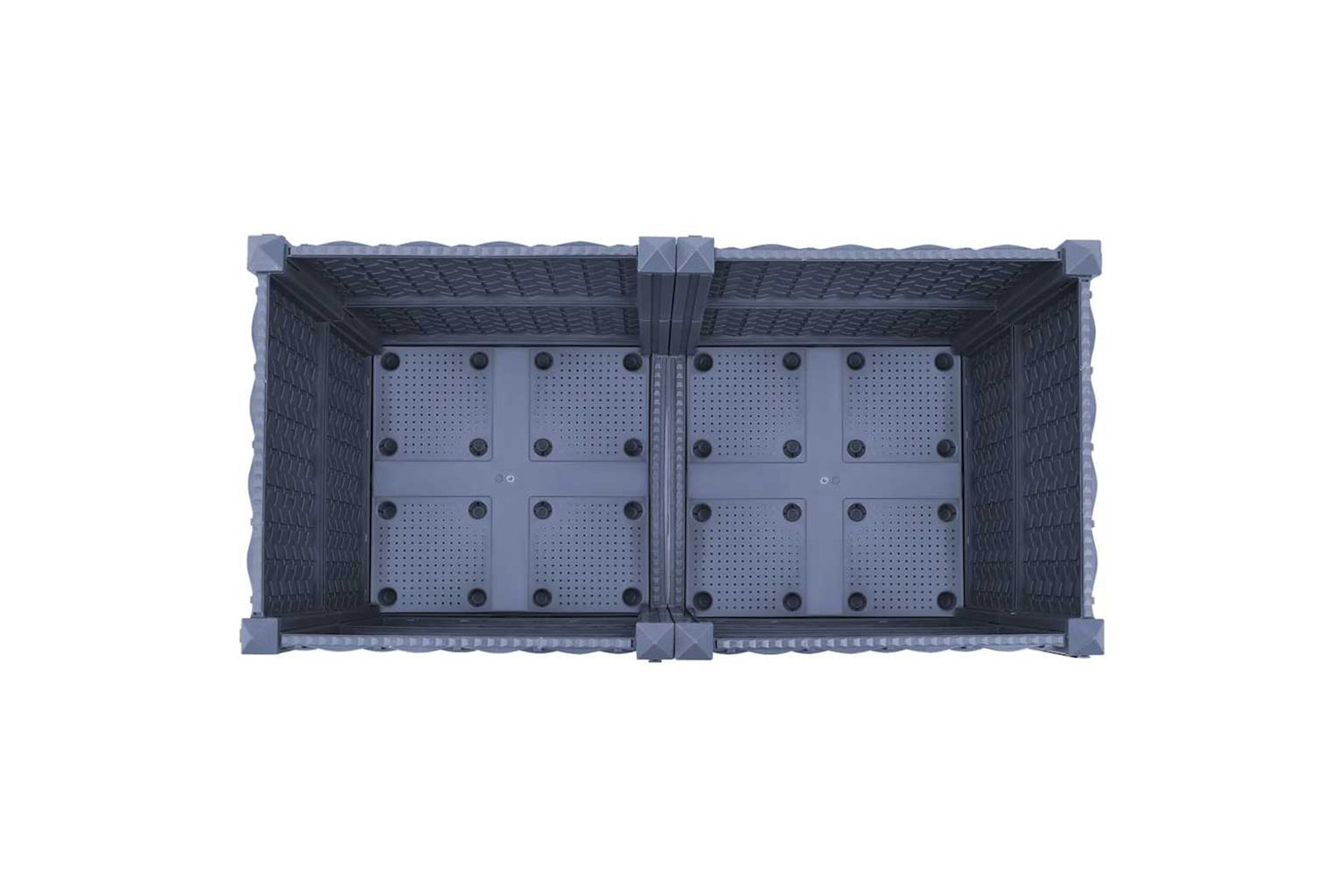 vidaXL Raised Bed 80x40x38cm Polypropylene-4