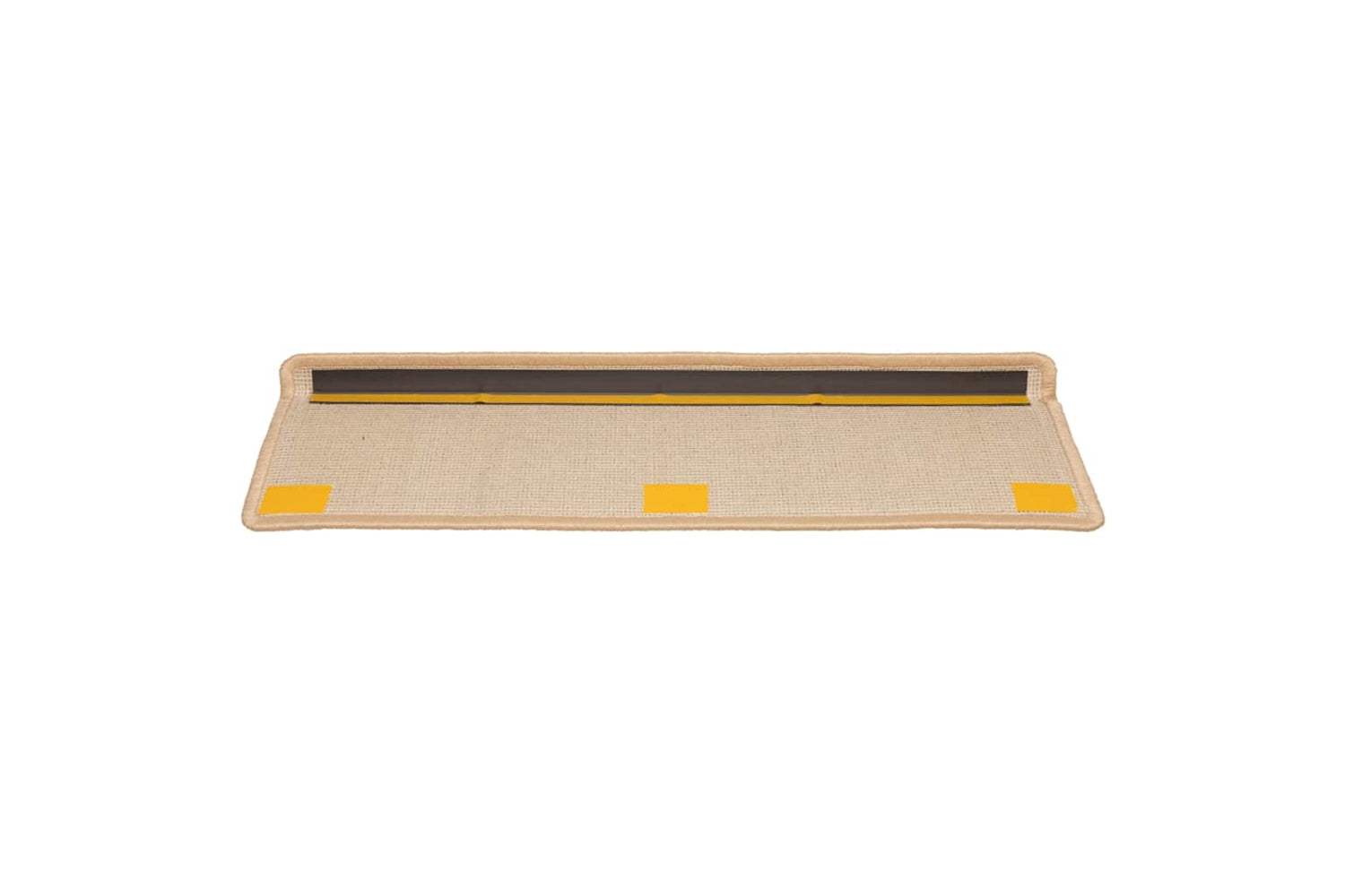 vidaXL Stair Mats 10 Pcs 65x21x4cm Brown-4