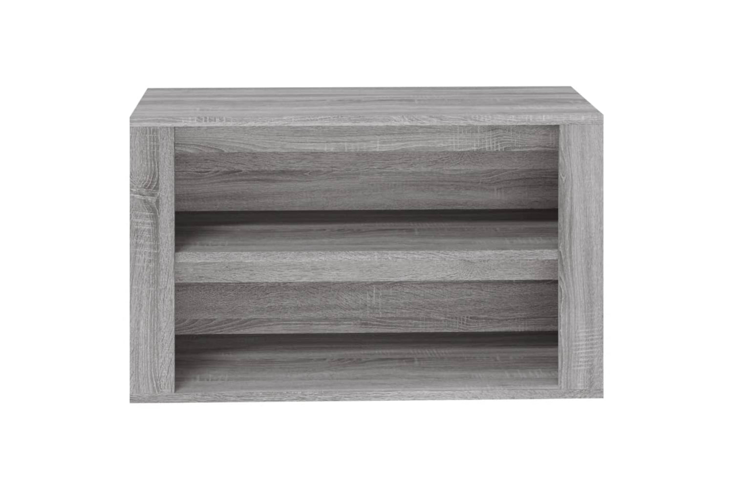 vidaXL 816902 Shoe Rack Grey Sonoma 75x35x45cm Engineered Wood-4