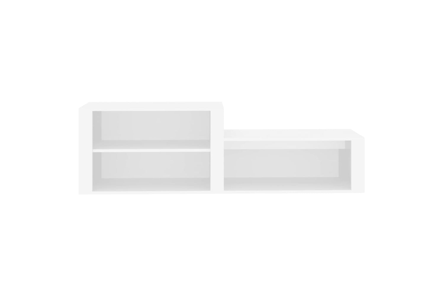 vidaXL 816912 Shoe Cabinet White 150x35x45cm Engineered Wood-4