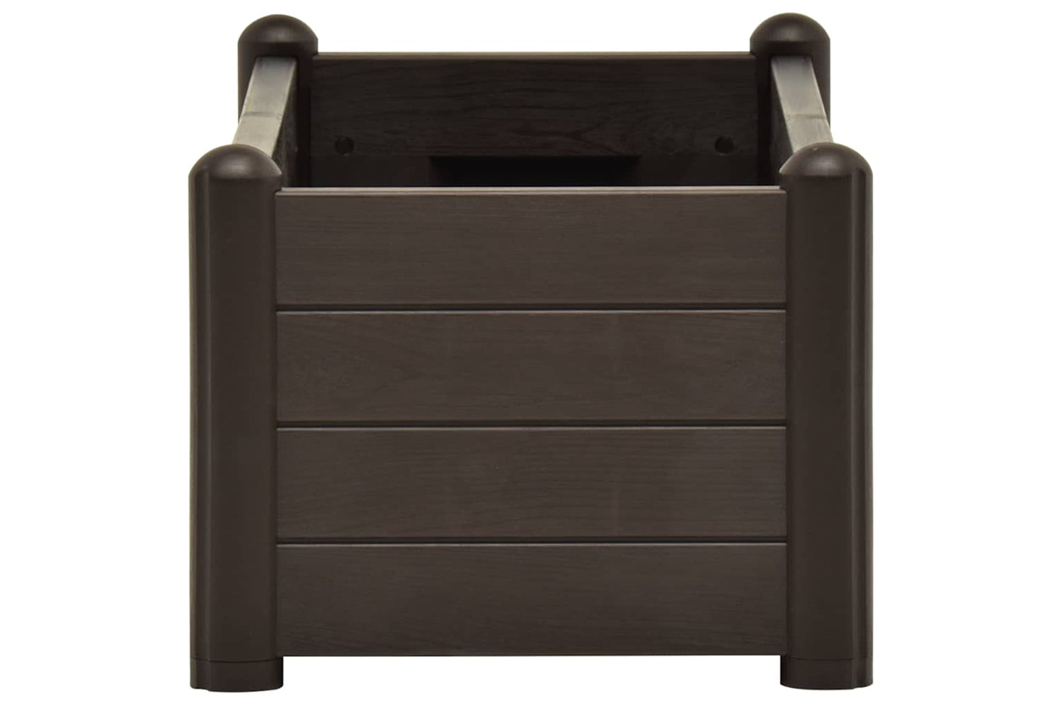vidaXL 313976 Garden Raised Bed Pp Mocha 100x43x35cm-3