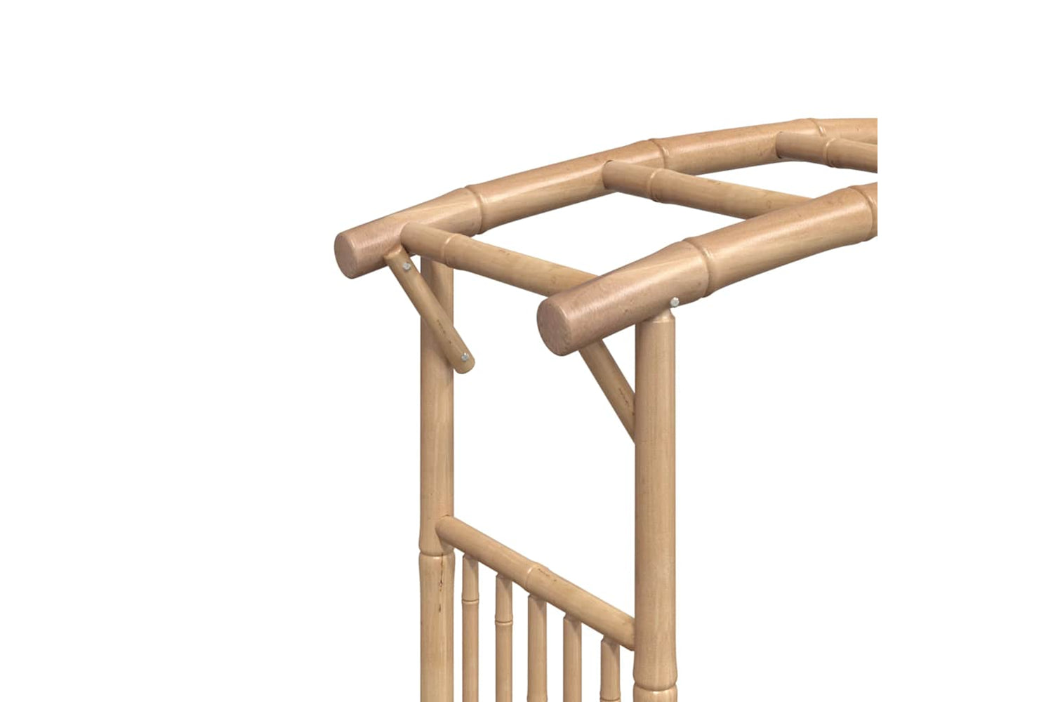 vidaXL 341746 Rose Arch Bamboo 118x40x187cm-5