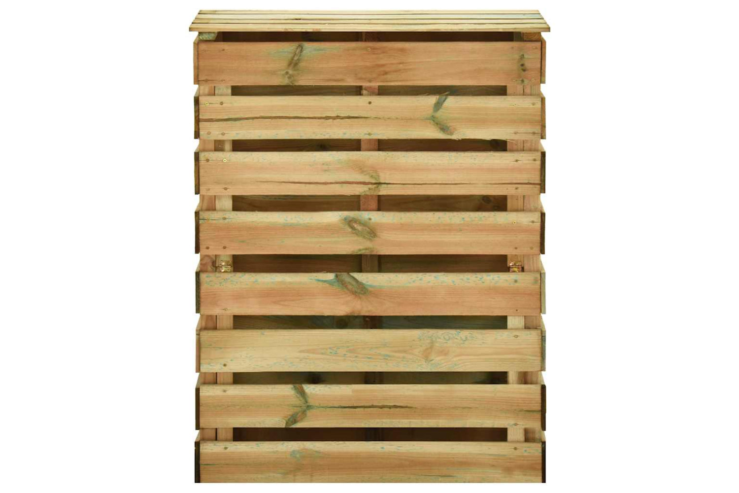 vidaXL 3078136 Slatted Garden Composter 2pcs 80x50x100cm Impregnated Pinewood-4