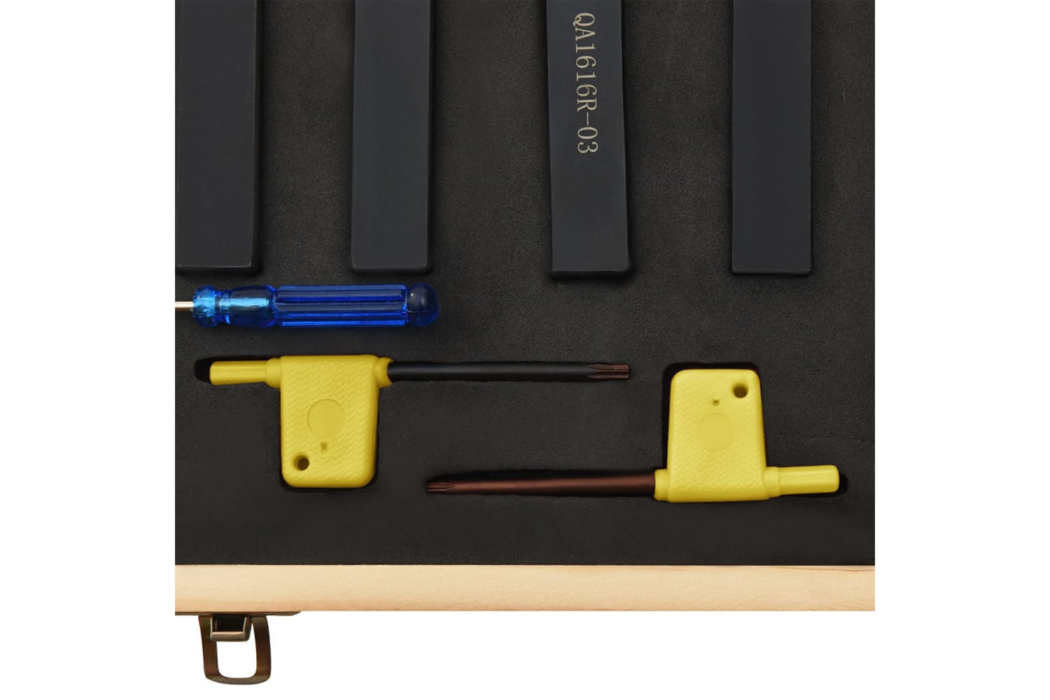 vidaXL 12 Pieces Indexable Turning Tool Set 16x16mm 100mm-6