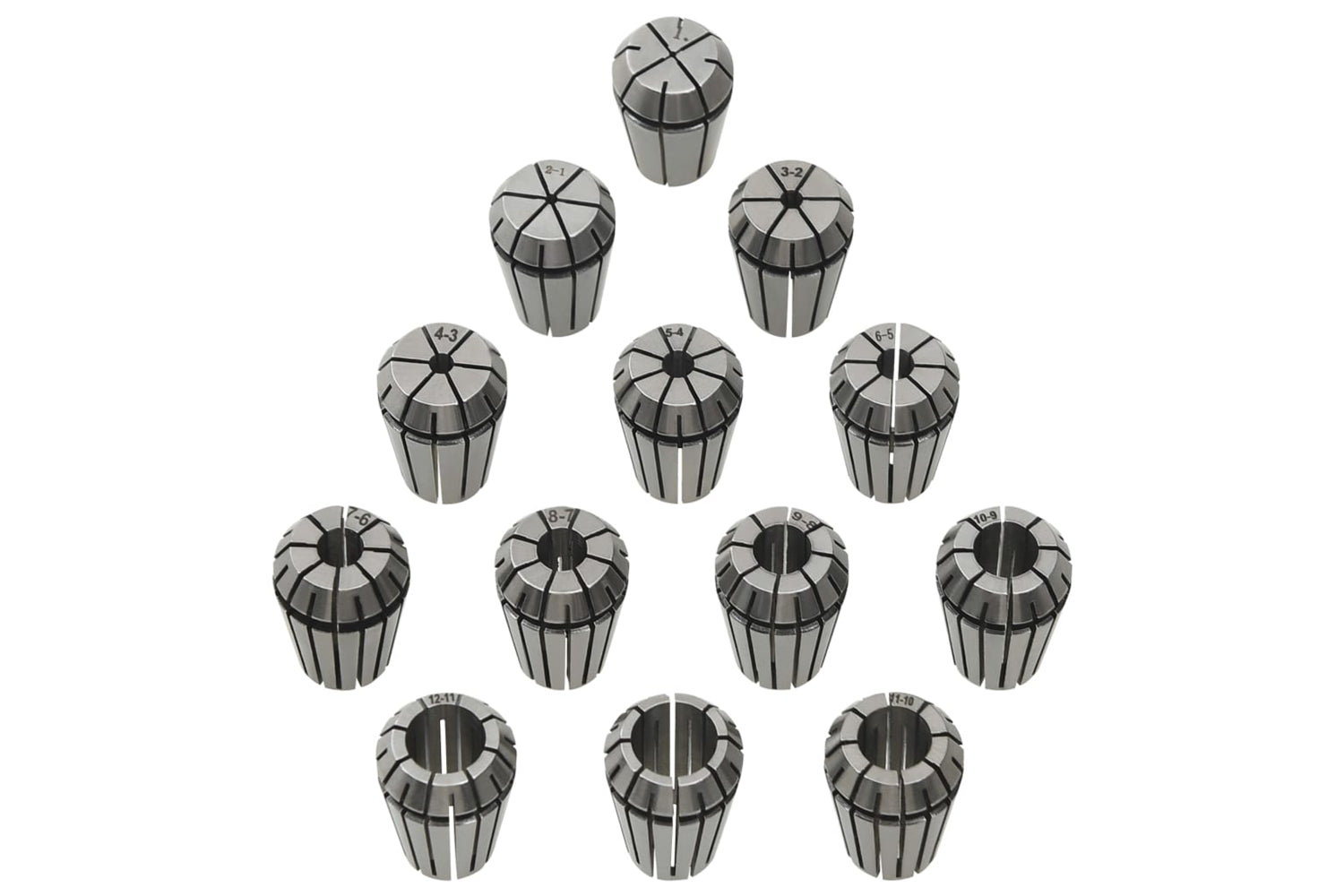 Vidaxl 146722 Er20 Collets 13 Pcs Turning Tool Set-2