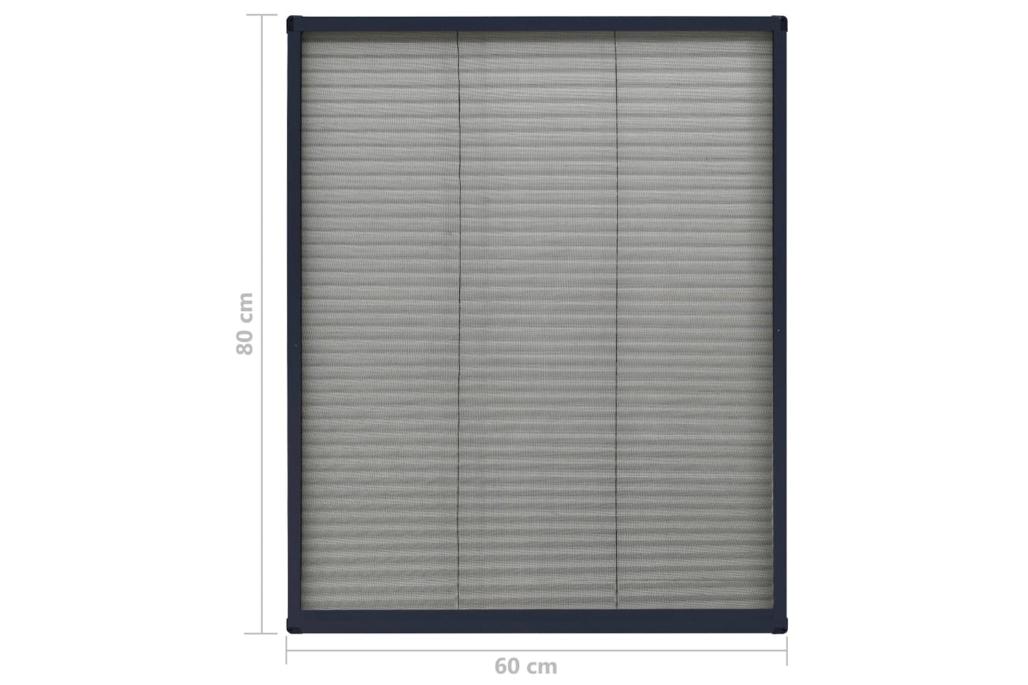 Vidaxl 148663 Plisse Insect Screen For Windows Aluminium Anthracite 60x80cm-6