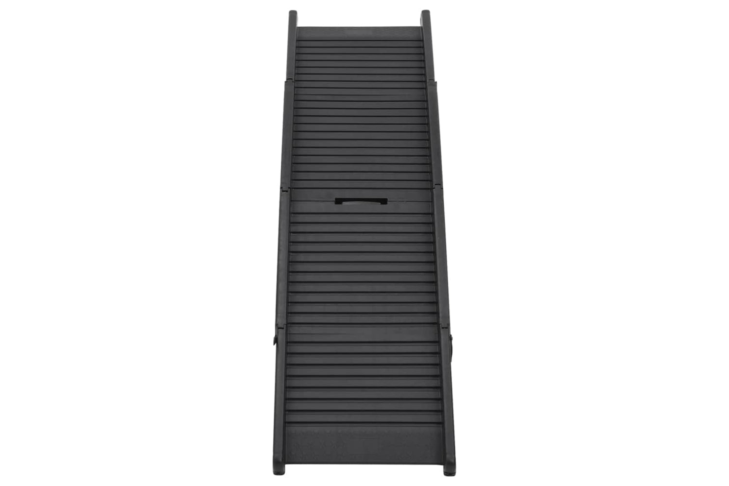 vidaXL 152231 Folding Dog Ramp Black 153x40x12.5cm Plastic-2