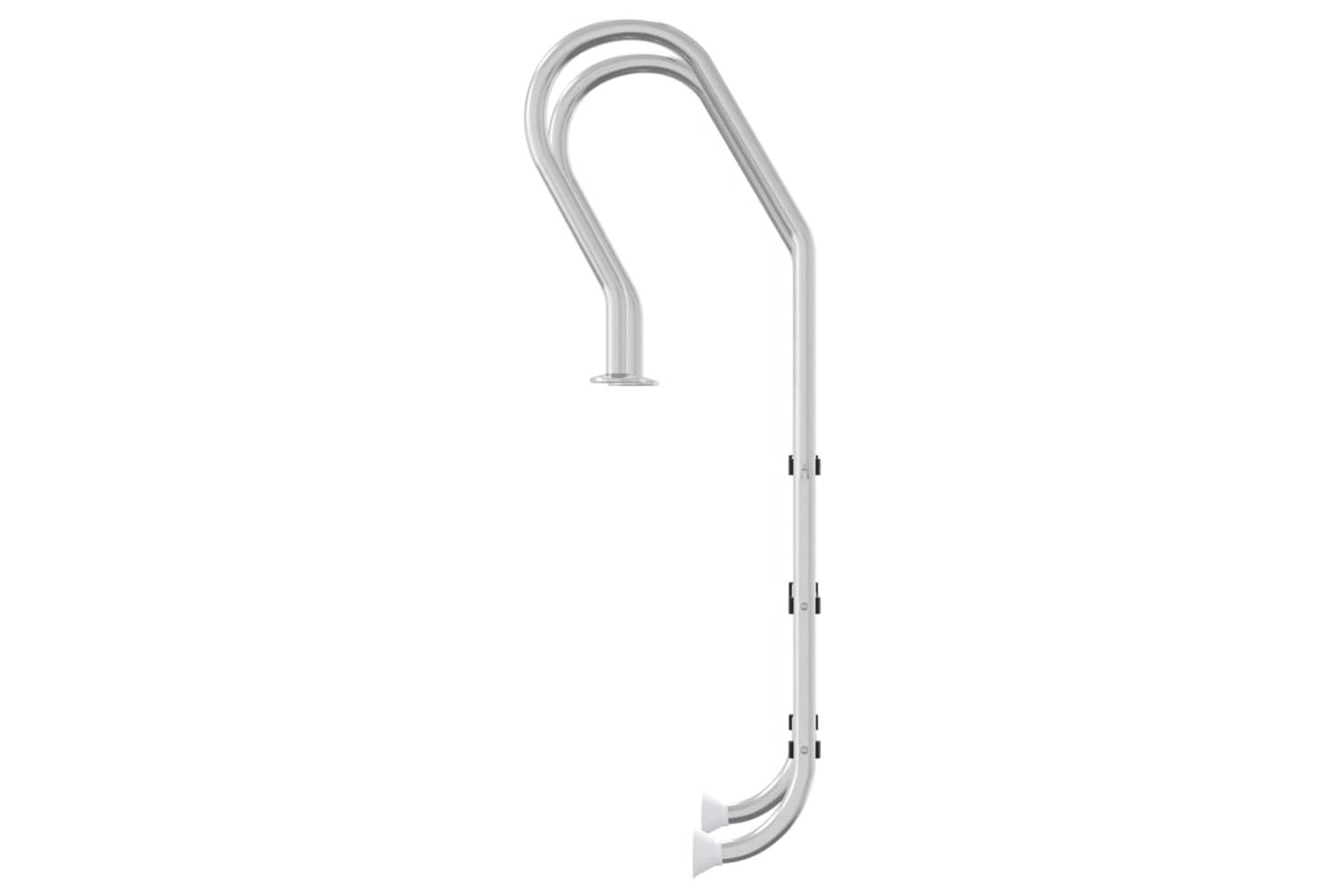 vidaXL 93461 Pool Ladder 54x38x158cm 304 Stainless Steel-3