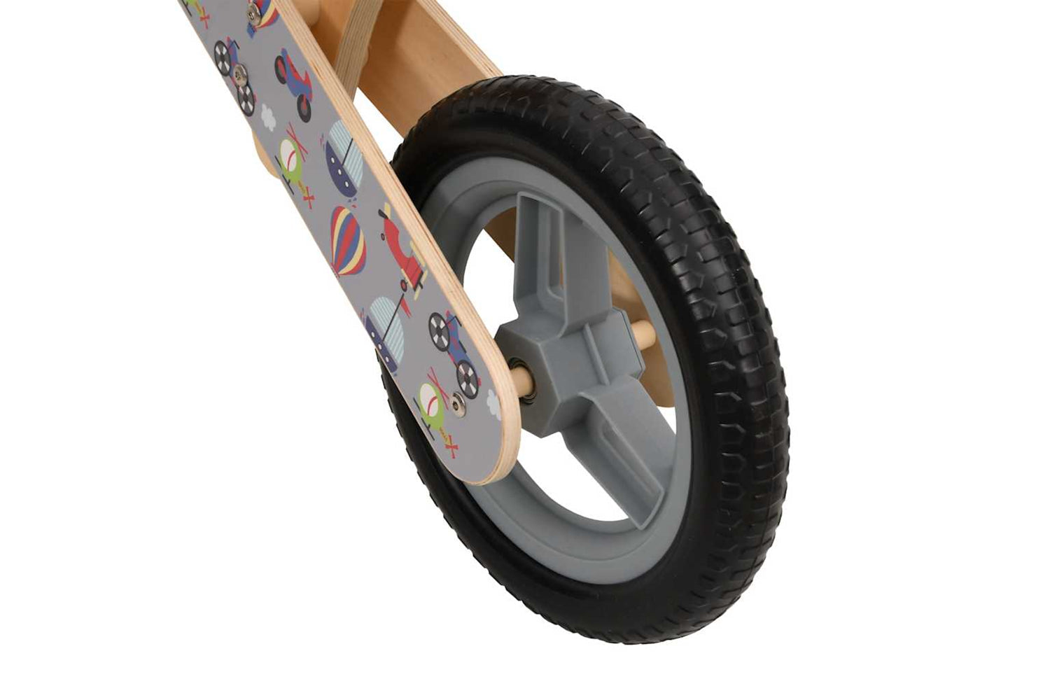 Vidaxl Balance Bike For Children Grey Printed-8