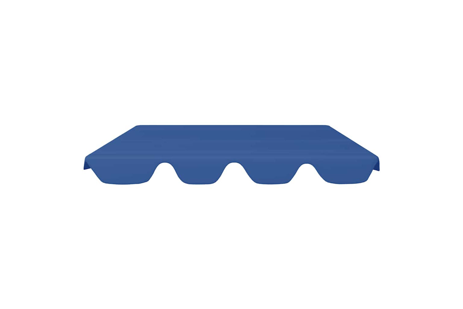 Vidaxl Replacement Canopy For Garden Swing Blue 188/168x145/110 Cm-2