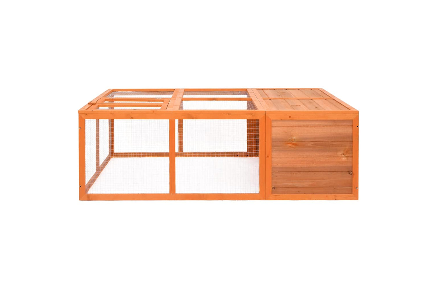 vidaXL 171452 Garden Animal Cage 150x100x50cm Solid Firwood-2