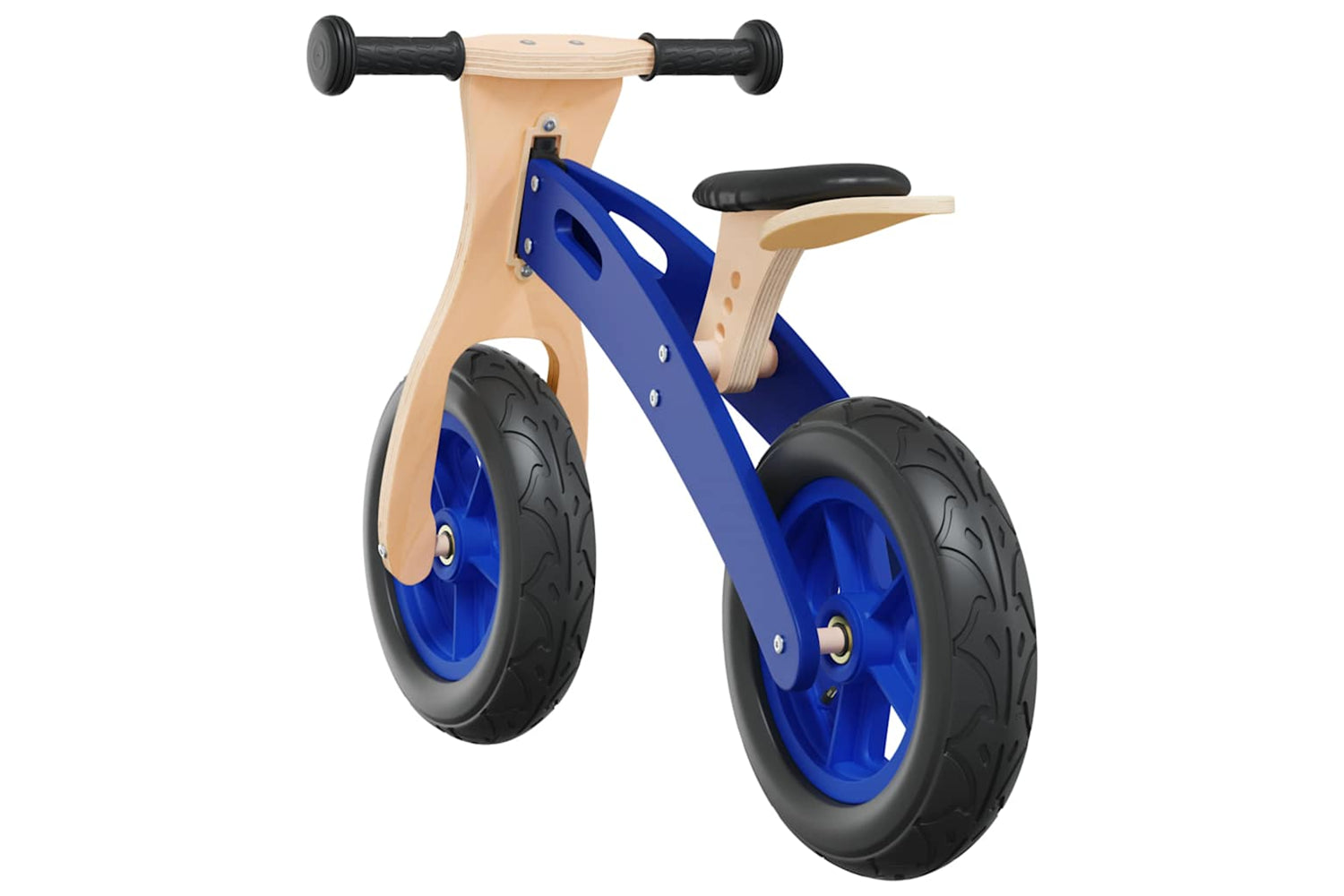 Vidaxl Balance Bike For Children With Air Tyres Blue-6