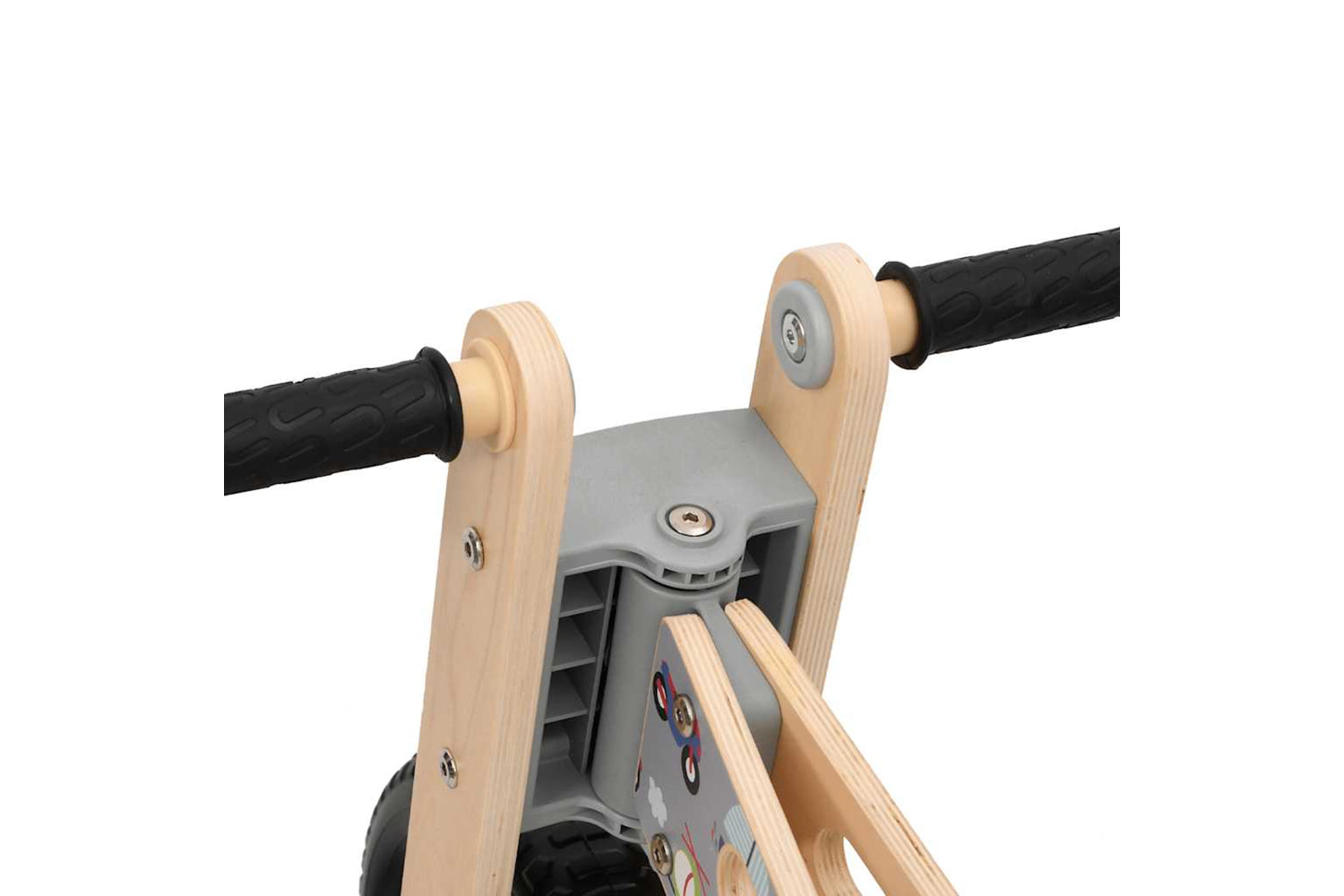 Vidaxl Balance Bike For Children Grey Printed-6