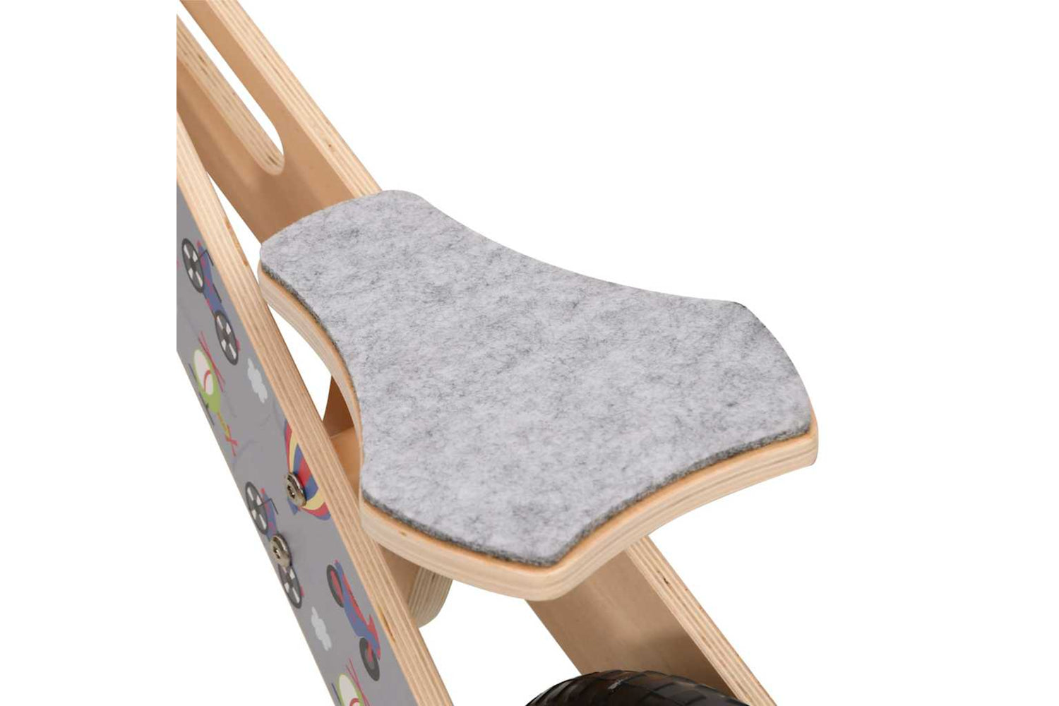 Vidaxl Balance Bike For Children Grey Printed-7