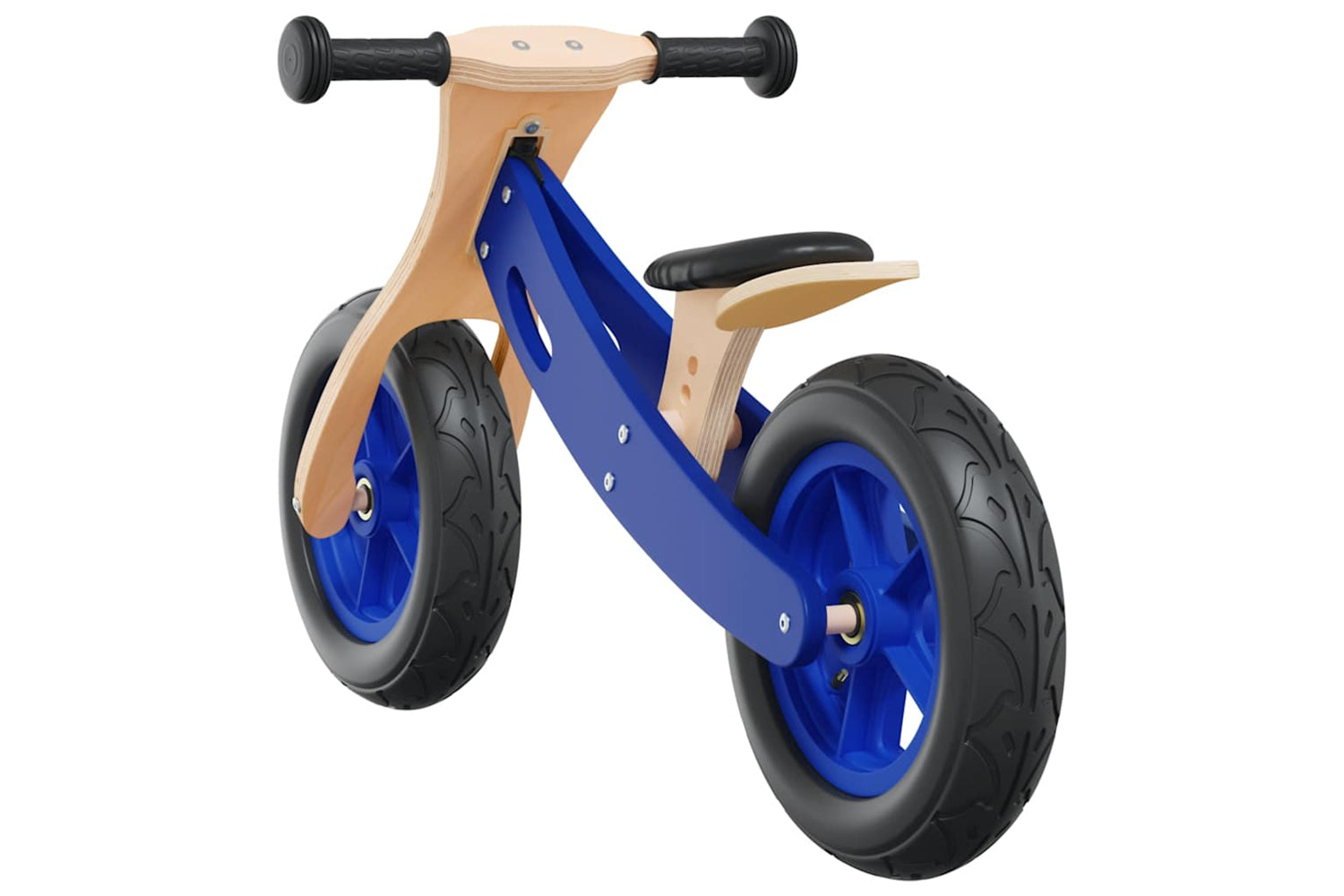 Vidaxl Balance Bike For Children With Air Tyres Blue-7