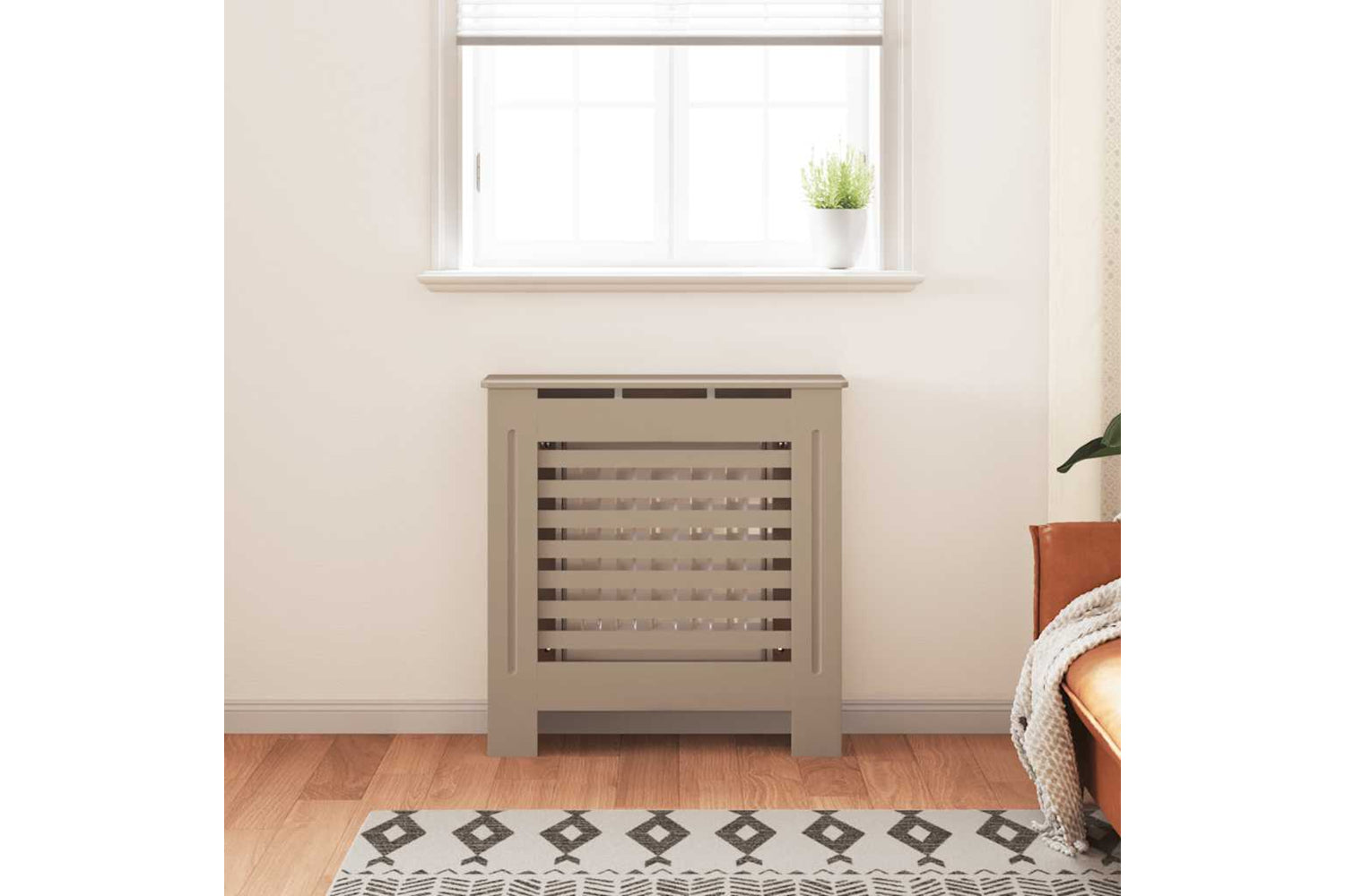 vidaXL Mdf Radiator Cover 78cm-2