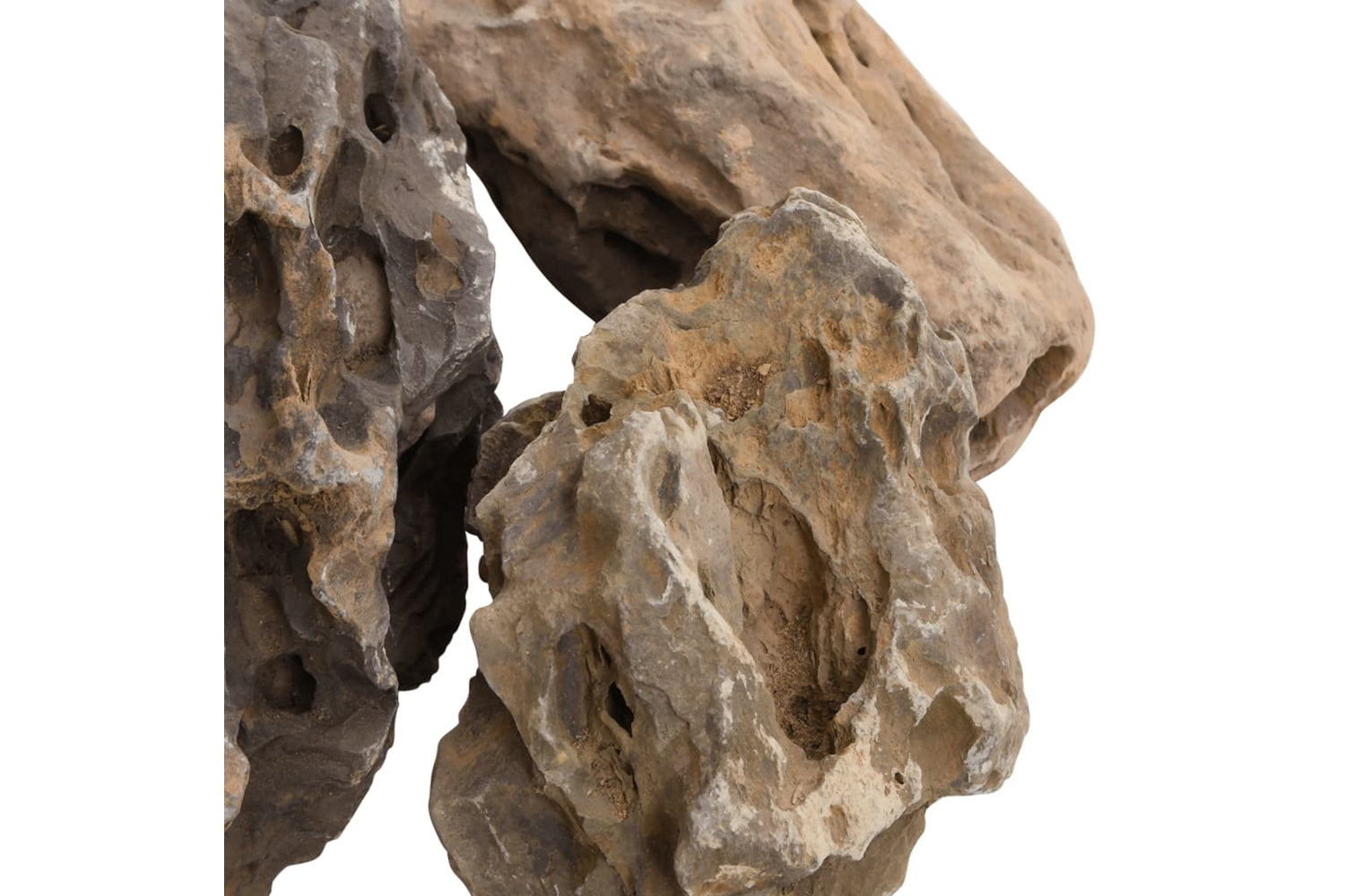 vidaXL 3217168 Dragon Stones 10 Kg Grey 10-40cm-4