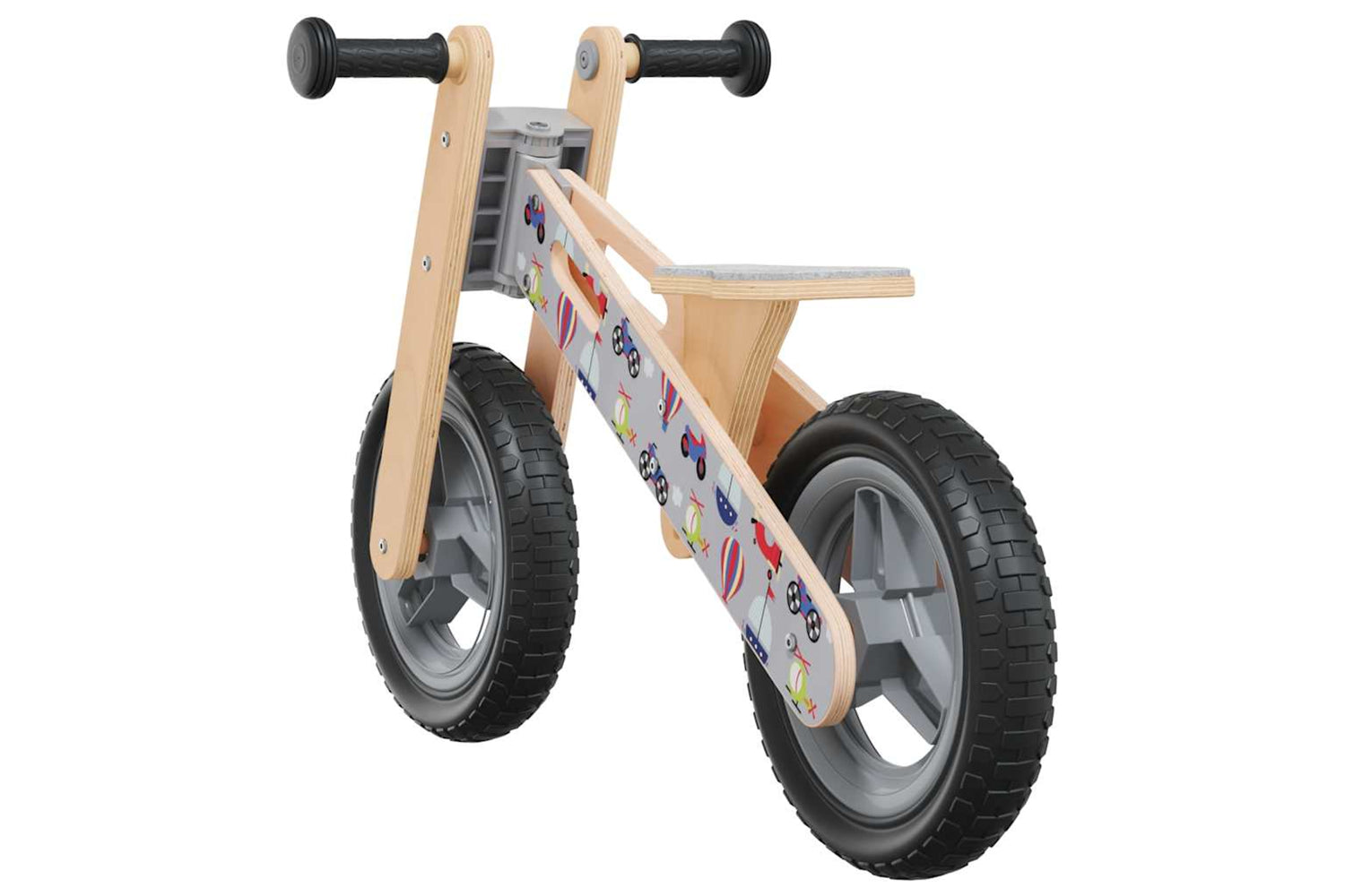 Vidaxl Balance Bike For Children Grey Printed-4