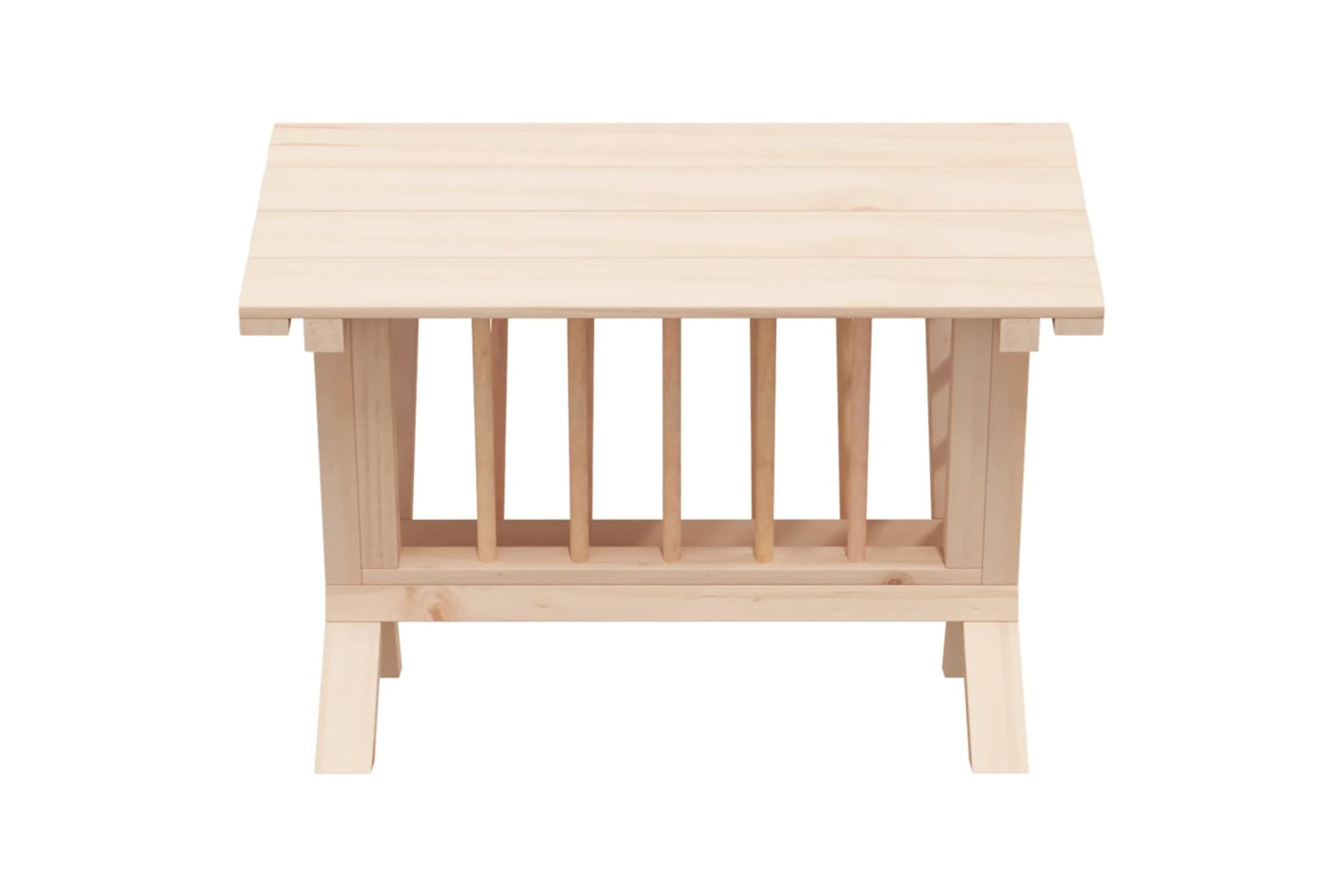 vidaXL 172425 Rabbit Hay Feeder 44x33x33cm Solid Wood Fir-3