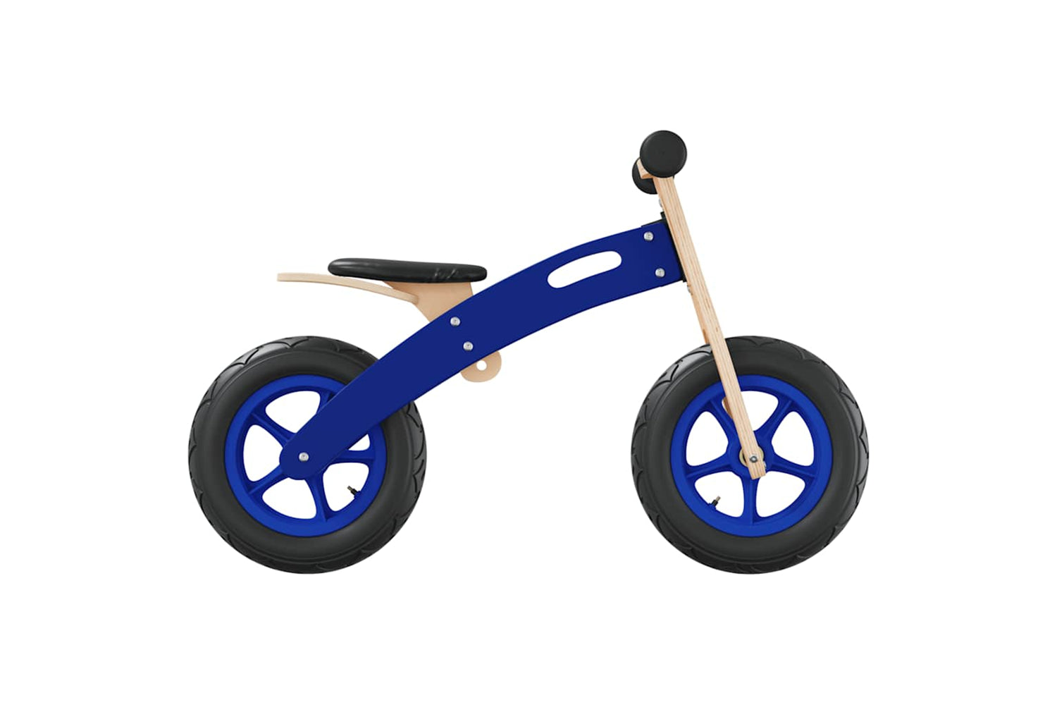 Vidaxl Balance Bike For Children With Air Tyres Blue-5