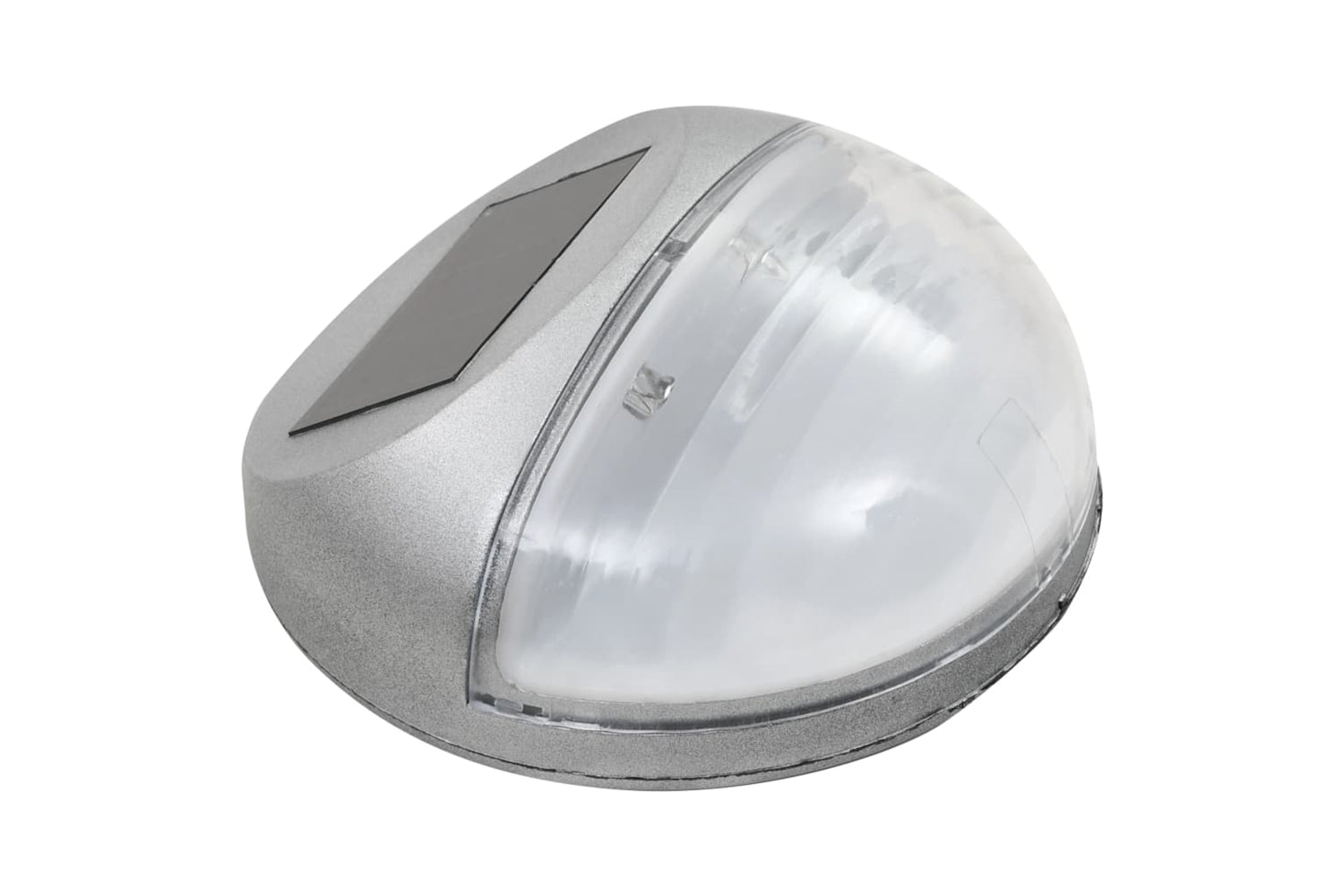 Vidaxl 44473 Outdoor Solar Wall Lamps Led 12 Pcs Round Silver-3