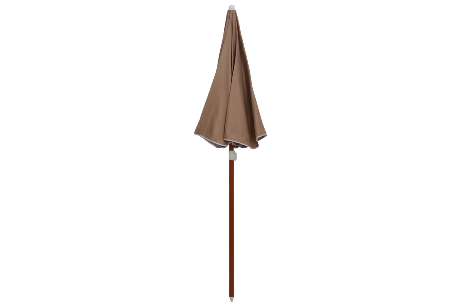 vidaXL 47801 Parasol With Steel Pole 180cm Taupe-2
