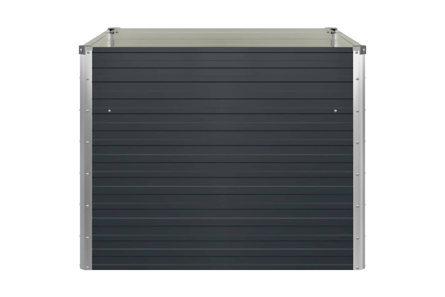 Vidaxl Raised Garden Bed Anthracite 100x100x77 Cm Galvanised Steel-6