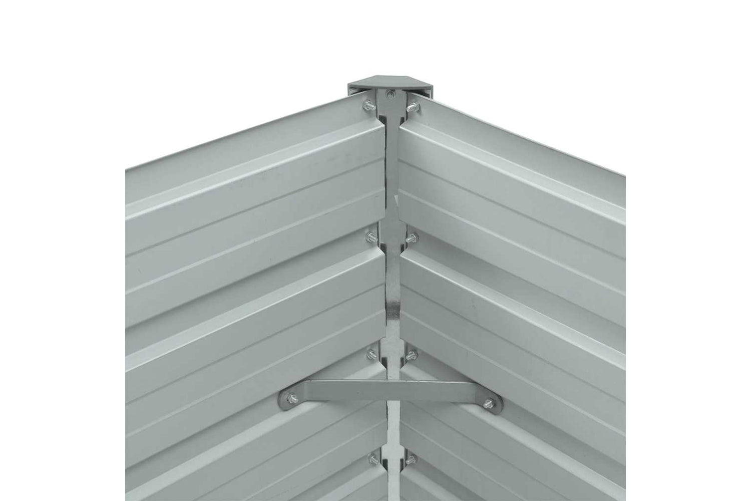 Vidaxl Garden Raised Bed Brown 100x40x45 Cm Galvanised Steel-6