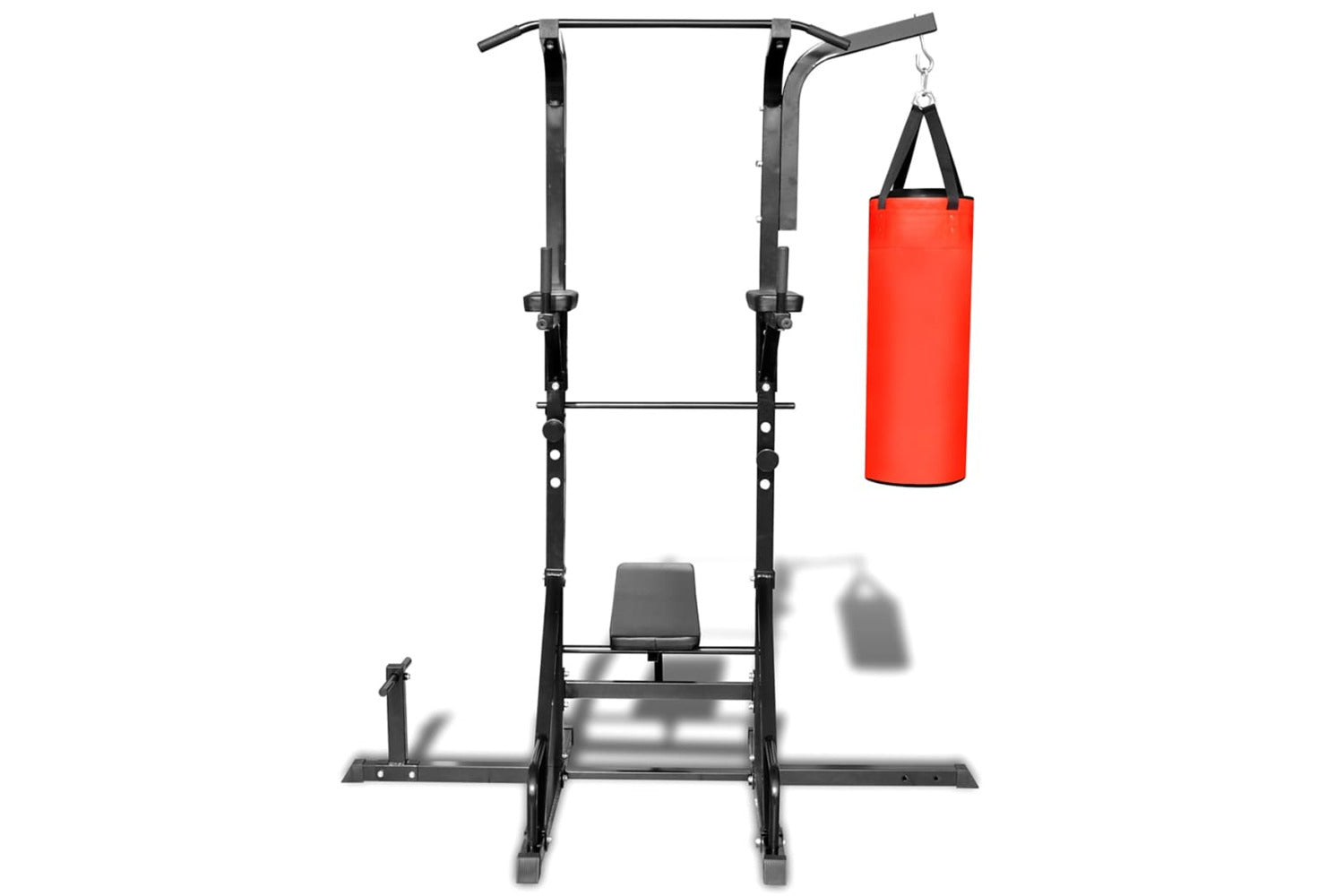 Vidaxl Power Tower With Sit-up Bench And Boxing Bag-2