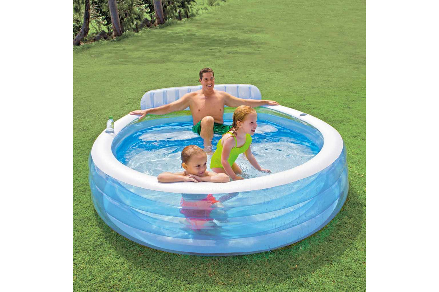 Intex 91527 Intex Swim Center Inflatable Pool Family Lounge Pool 57190np-2