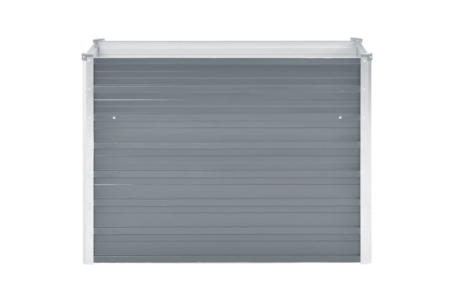 Vidaxl Garden Raised Bed Galvanised Steel 100x40x77 Cm Grey-2