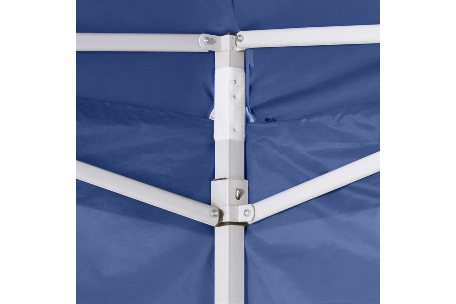 Vidaxl Professional Folding Party Tent With 4 Sidewalls 2x2 M Steel Blue-5