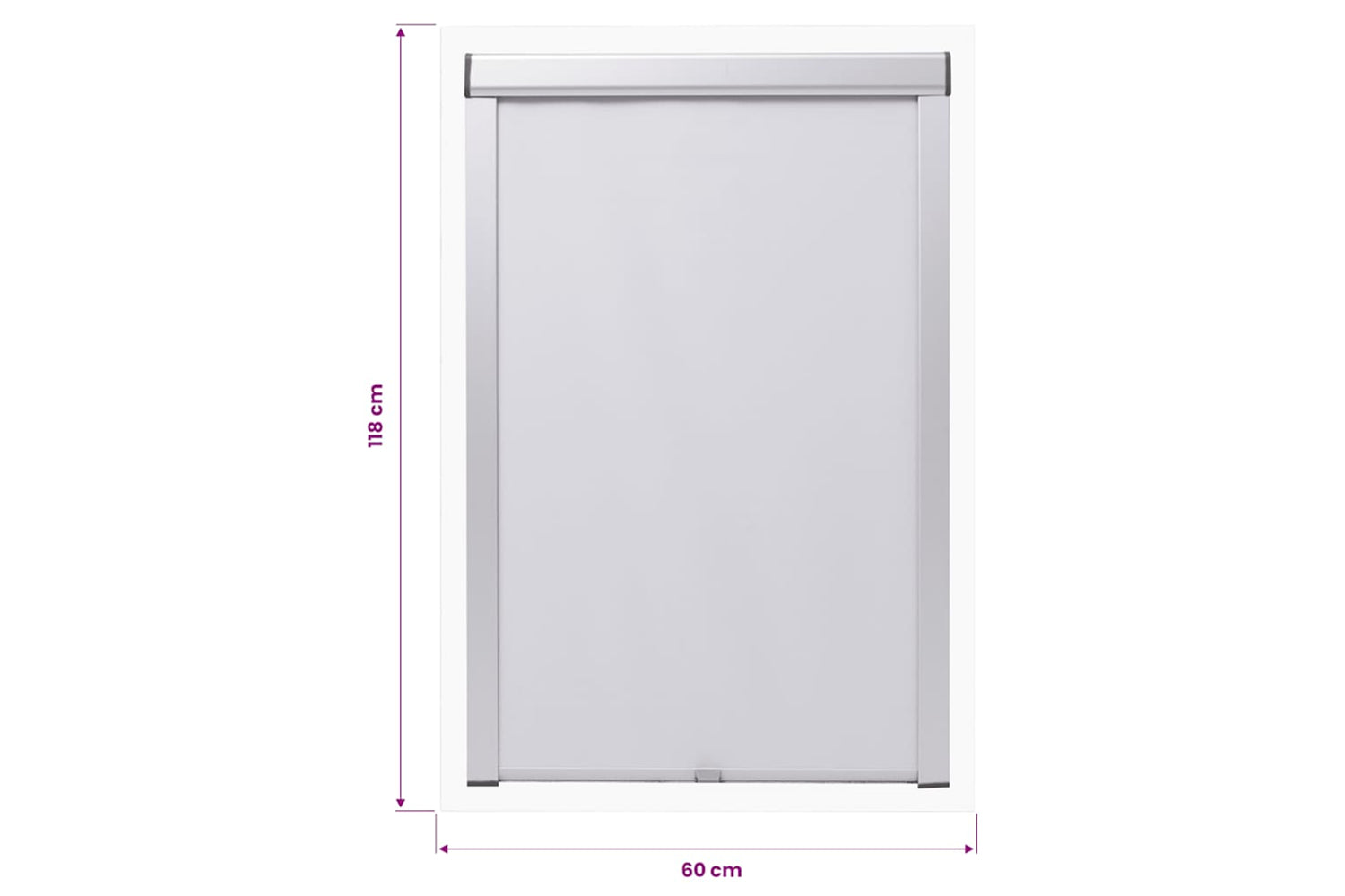 Vidaxl Blackout Roller Blind White Mk06-7