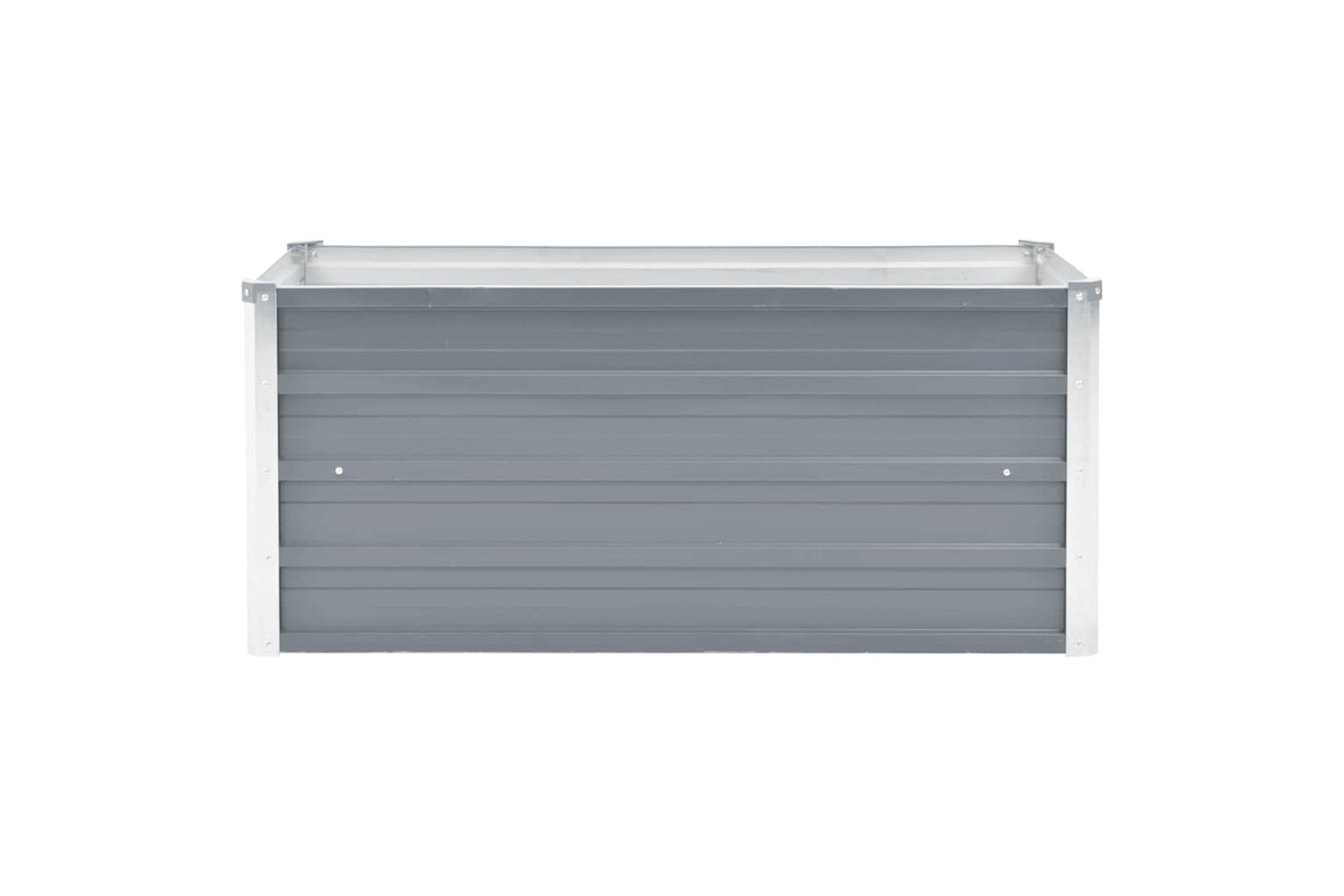 Vidaxl Garden Raised Bed Galvanised Steel 100x40x45 Cm Grey-2