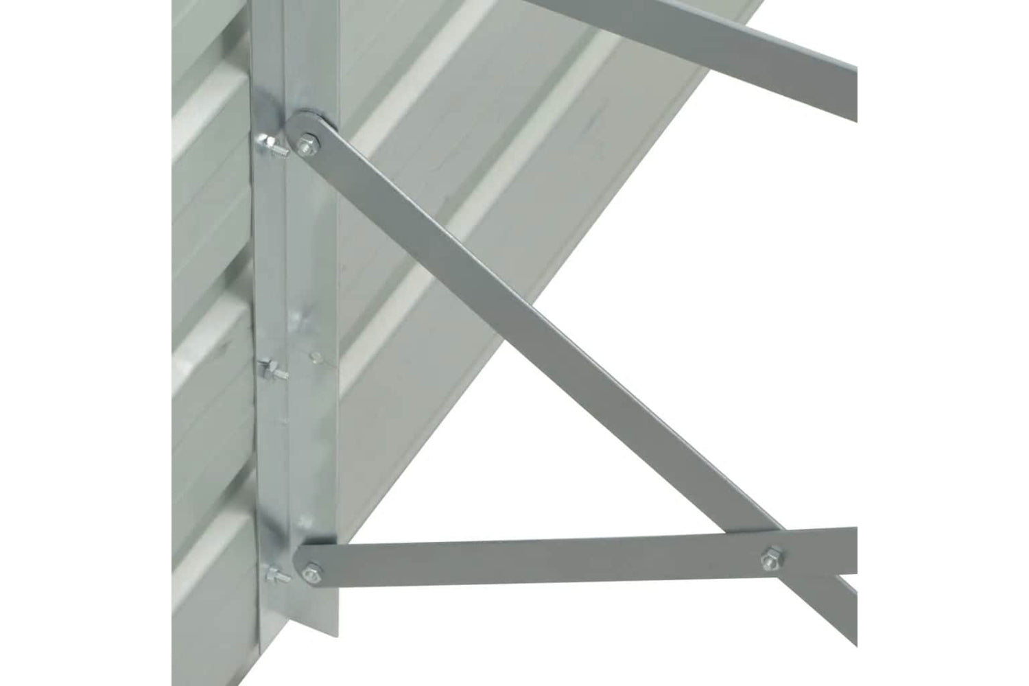 vidaXL 47068 Garden Raised Bed Galvanised Steel 480x80x77cm Grey-5