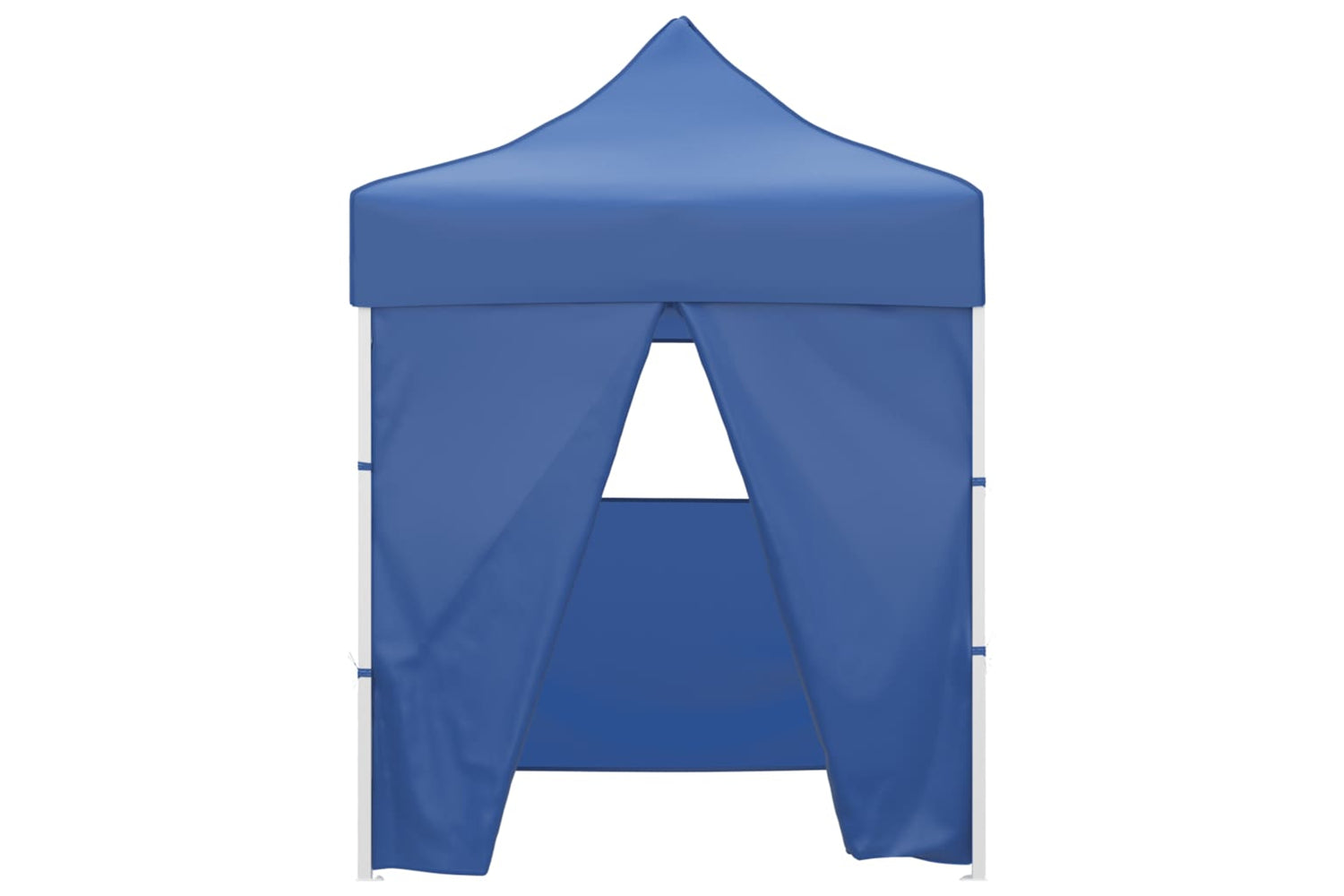 Vidaxl Professional Folding Party Tent With 4 Sidewalls 2x2 M Steel Blue-2